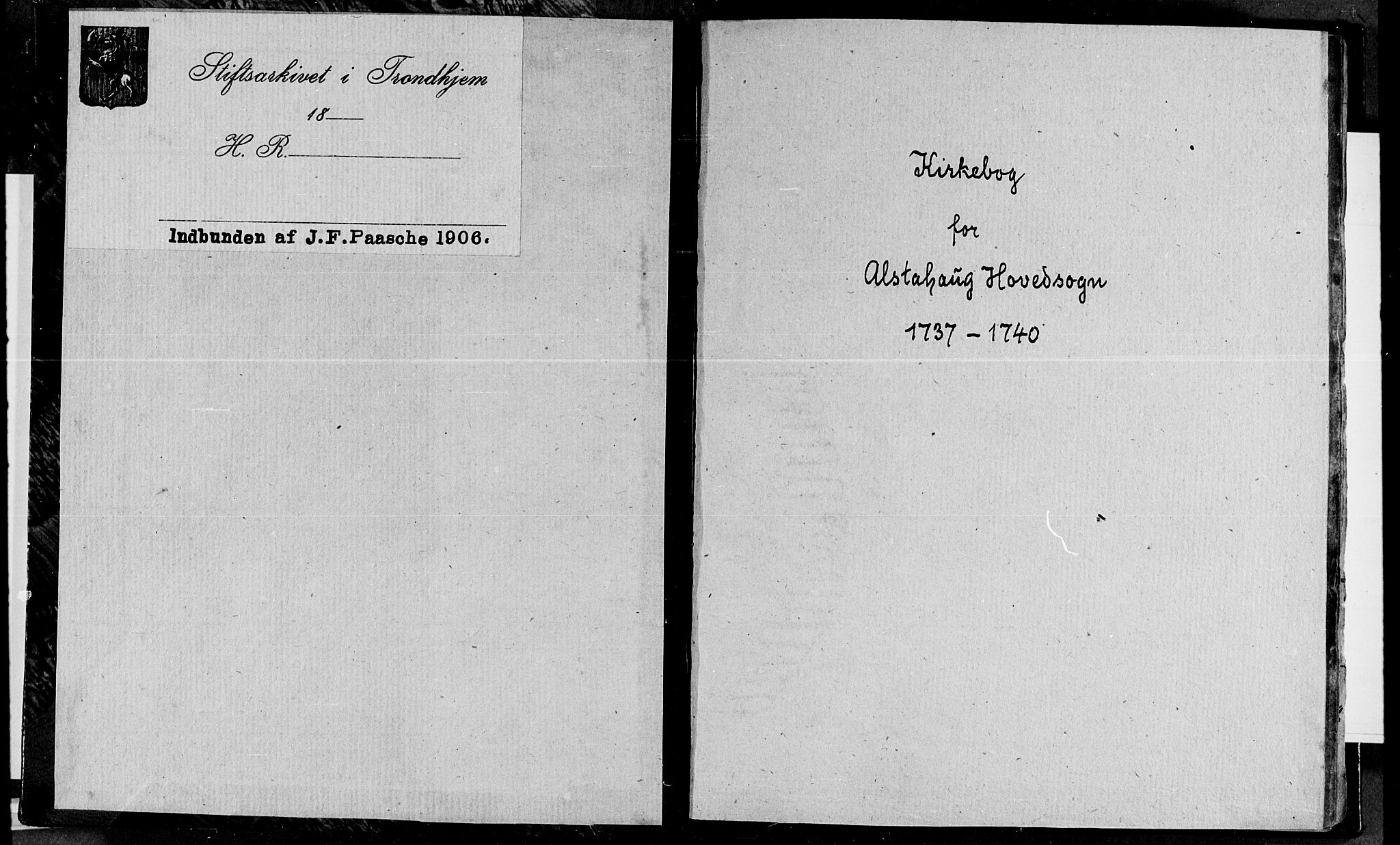 Ministerialprotokoller, klokkerbøker og fødselsregistre - Nordland, SAT/A-1459/830/L0433: Parish register (official) no. 830A02, 1737-1740