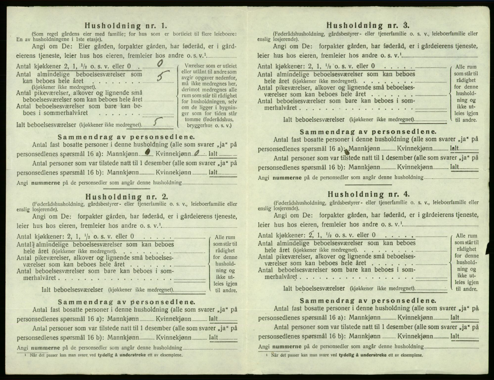 SAB, 1920 census for Vikebygd, 1920, p. 520