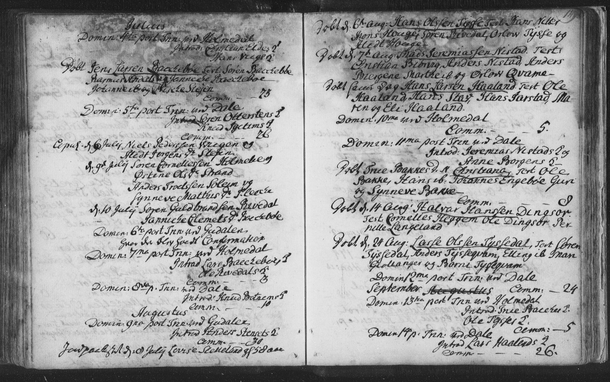 Fjaler sokneprestembete, SAB/A-79801/H/Haa/Haaa/L0002: Parish register (official) no. A 2, 1779-1798, p. 149