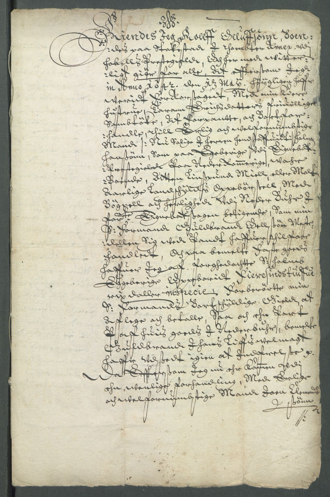 Riksarkivets diplomsamling, AV/RA-EA-5965/F02/L0161: Dokumenter, 1648, p. 103