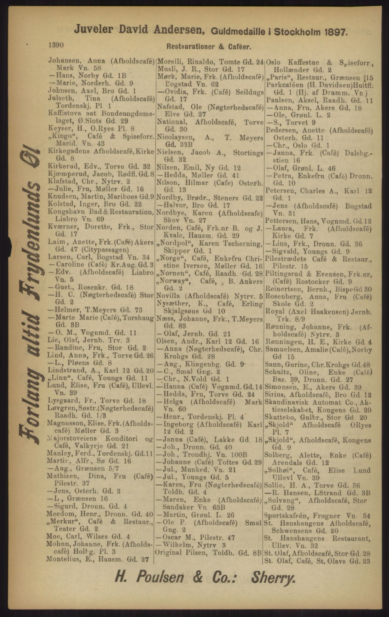 Kristiania/Oslo adressebok, PUBL/-, 1902, p. 1390