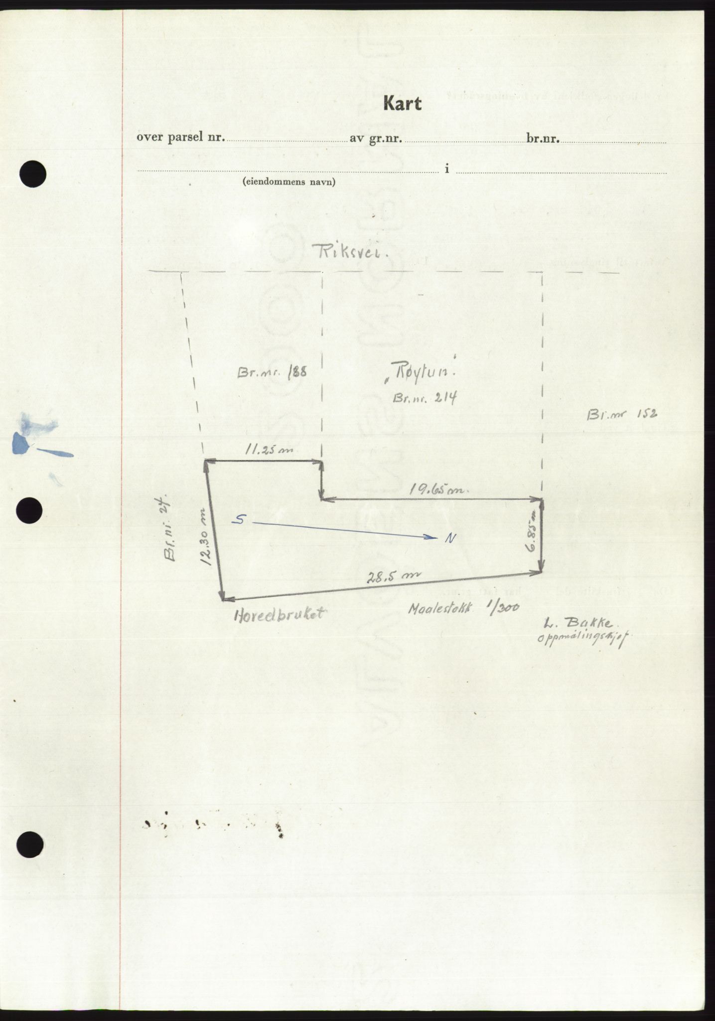 Søre Sunnmøre sorenskriveri, AV/SAT-A-4122/1/2/2C/L0085: Mortgage book no. 11A, 1949-1949, Diary no: : 1627/1949