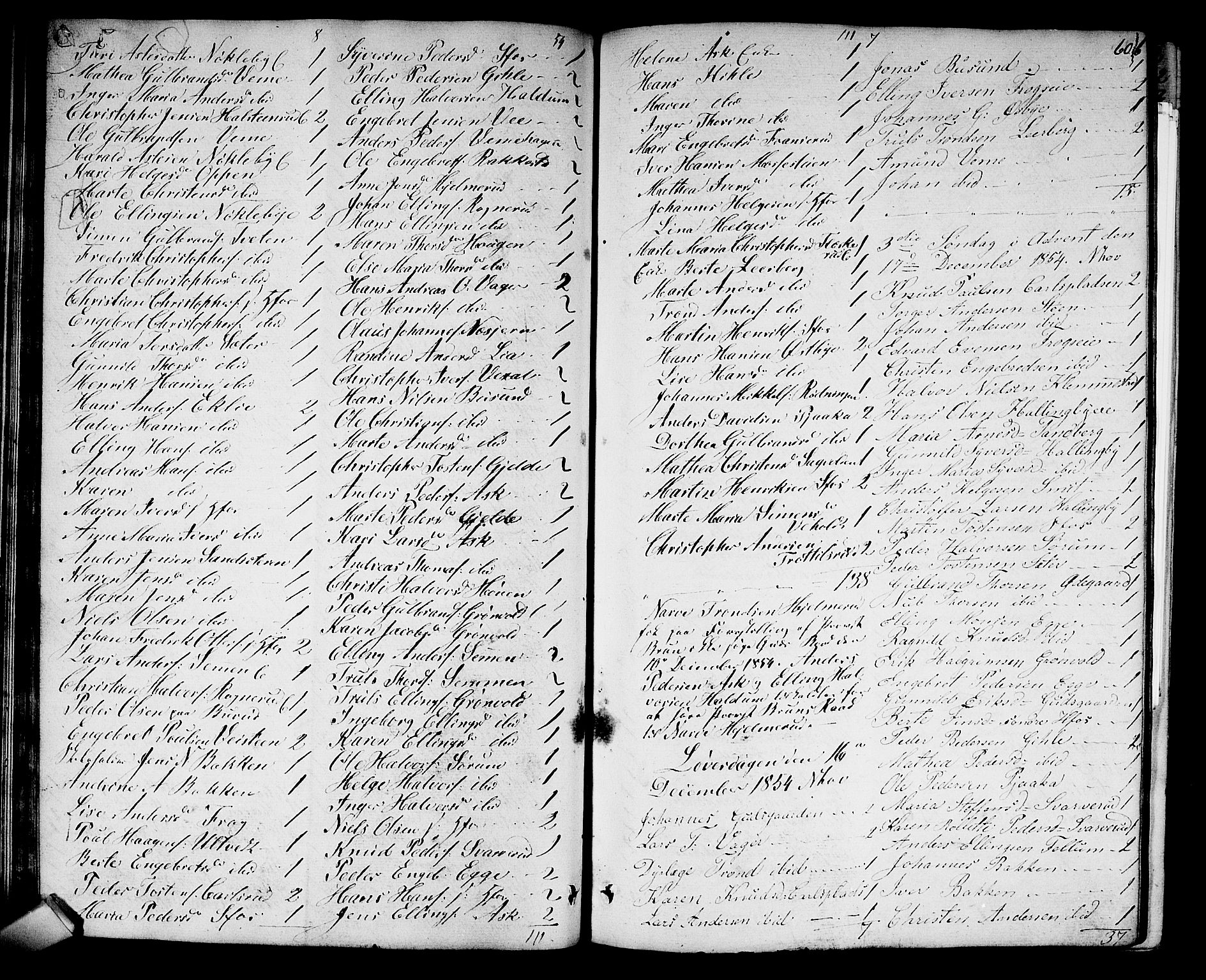 Norderhov kirkebøker, AV/SAKO-A-237/G/Ga/L0006: Parish register (copy) no. I 6, 1849-1876, p. 60