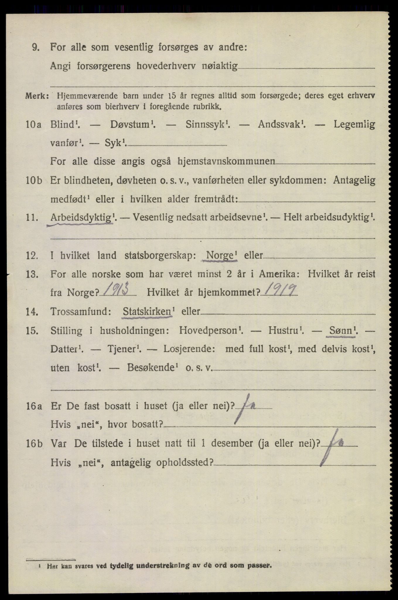 SAKO, 1920 census for Eidanger, 1920, p. 6675