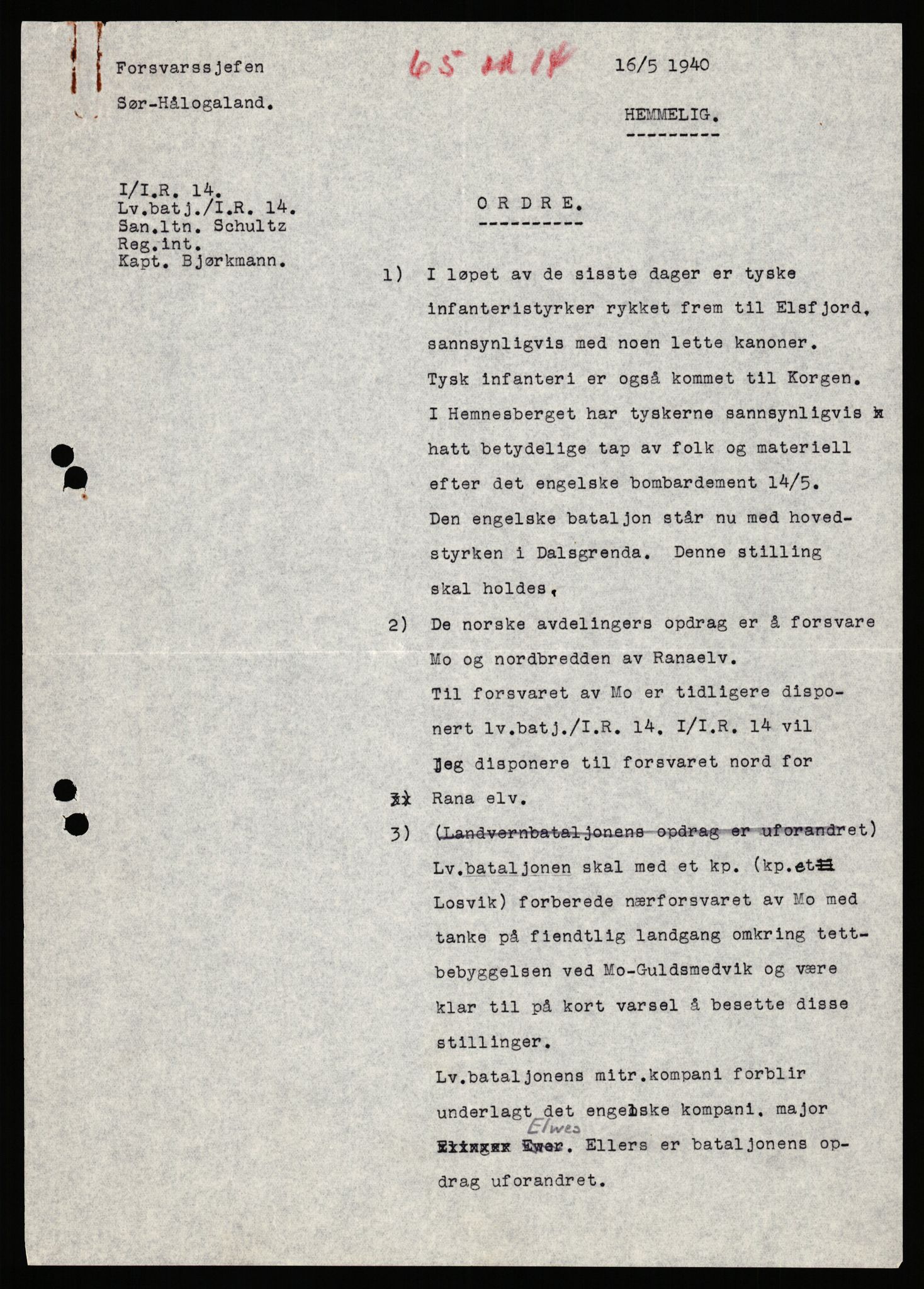 Forsvaret, Forsvarets krigshistoriske avdeling, AV/RA-RAFA-2017/Y/Yb/L0140: II-C-11-611-620  -  6. Divisjon, 1940-1966, p. 81