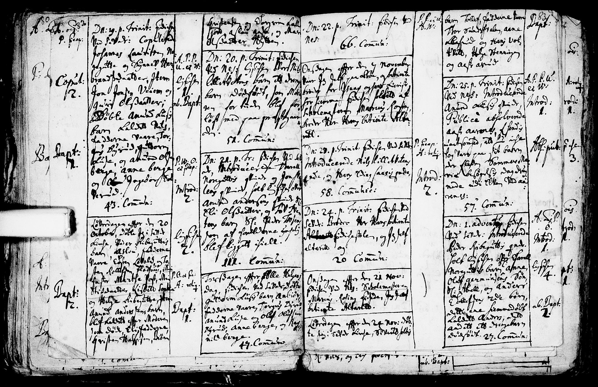 Sauherad kirkebøker, AV/SAKO-A-298/F/Fa/L0002: Parish register (official) no. I 2, 1681-1720, p. 82-83