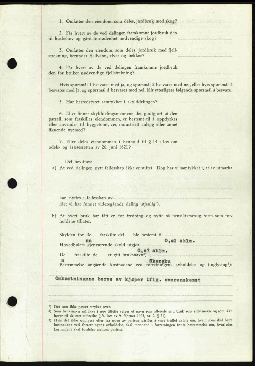 Romsdal sorenskriveri, AV/SAT-A-4149/1/2/2C: Mortgage book no. A21, 1946-1946, Diary no: : 2585/1946