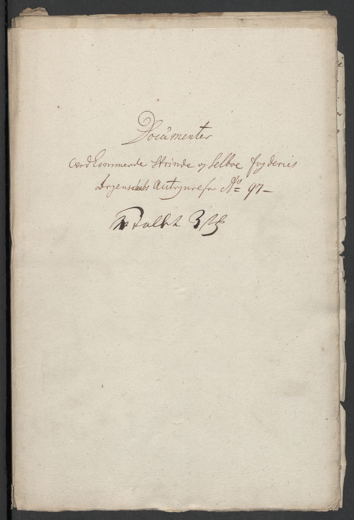 Rentekammeret inntil 1814, Reviderte regnskaper, Fogderegnskap, AV/RA-EA-4092/R61/L4106: Fogderegnskap Strinda og Selbu, 1696-1697, p. 307