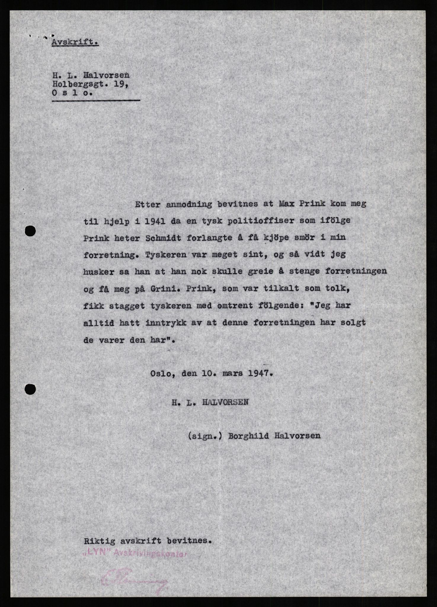 Forsvaret, Forsvarets overkommando II, AV/RA-RAFA-3915/D/Db/L0026: CI Questionaires. Tyske okkupasjonsstyrker i Norge. Tyskere., 1945-1946, p. 379