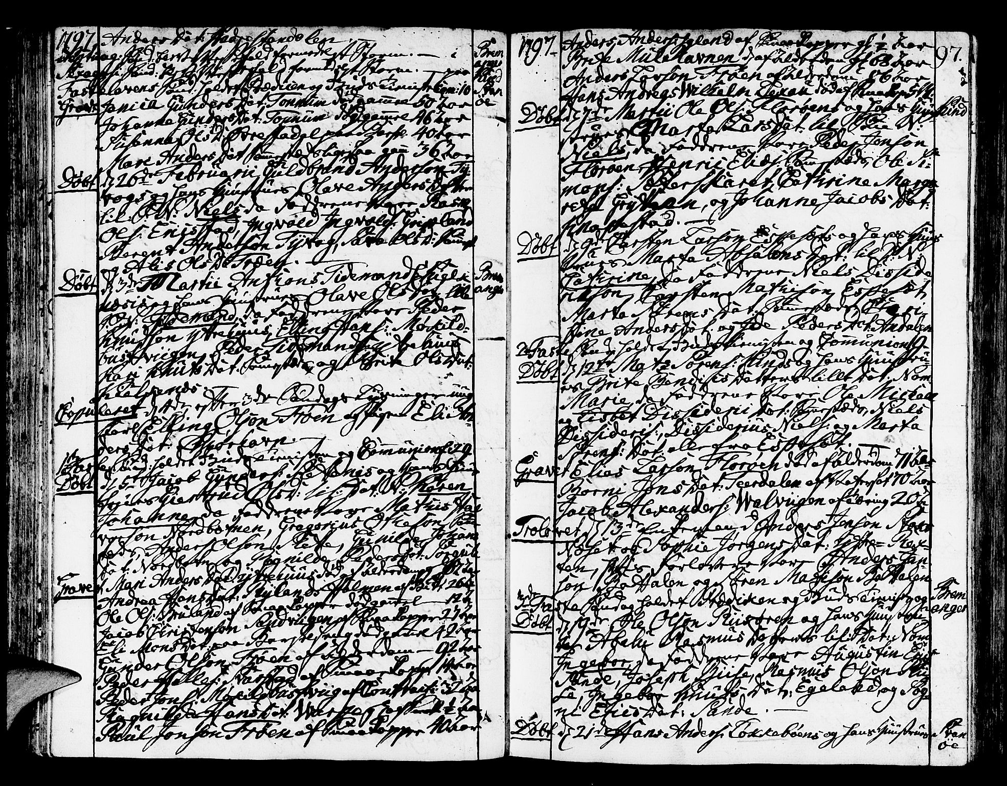 Kinn sokneprestembete, SAB/A-80801/H/Haa/Haaa/L0003: Parish register (official) no. A 3, 1785-1821, p. 97