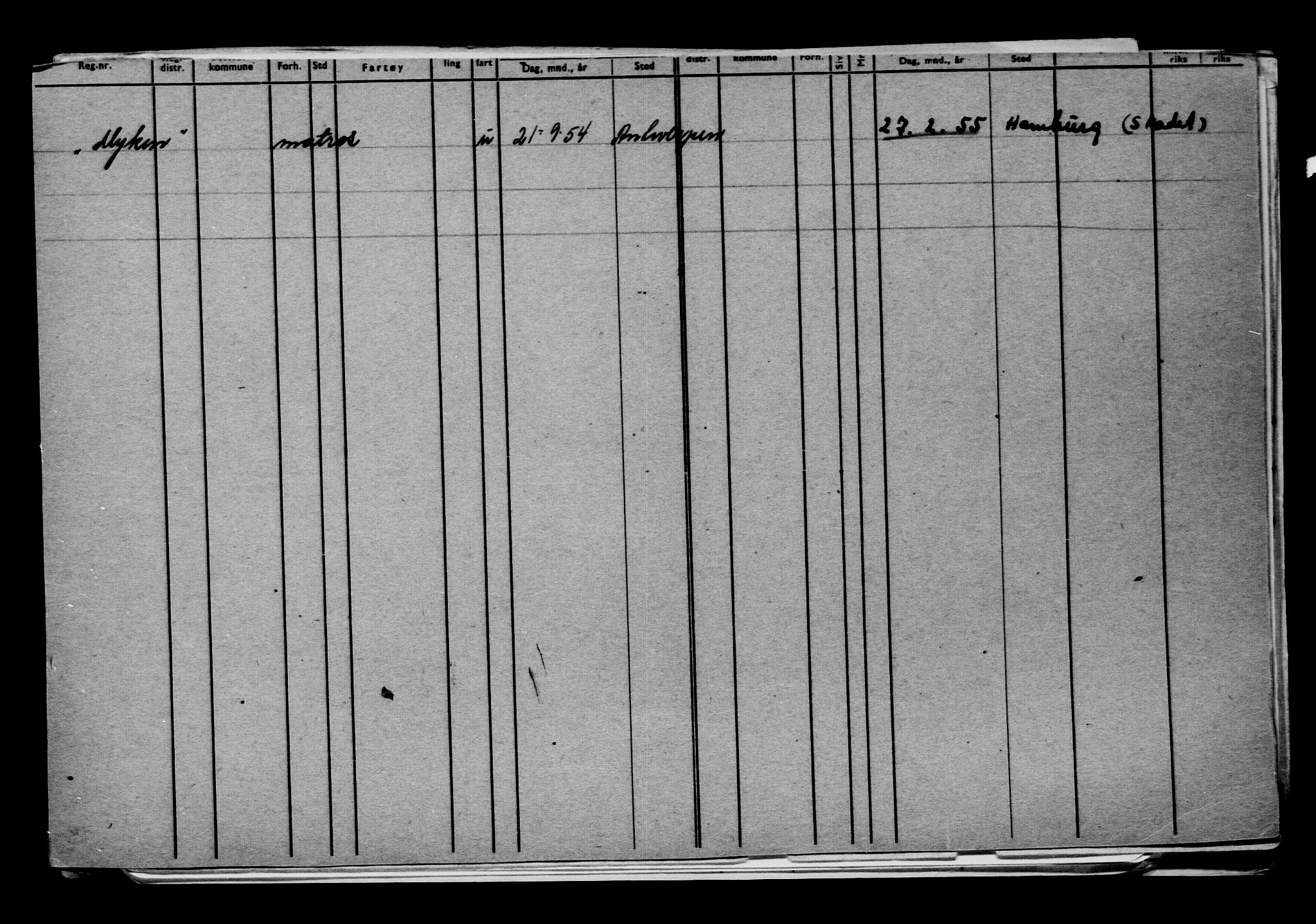 Direktoratet for sjømenn, RA/S-3545/G/Gb/L0160: Hovedkort, 1918, p. 533