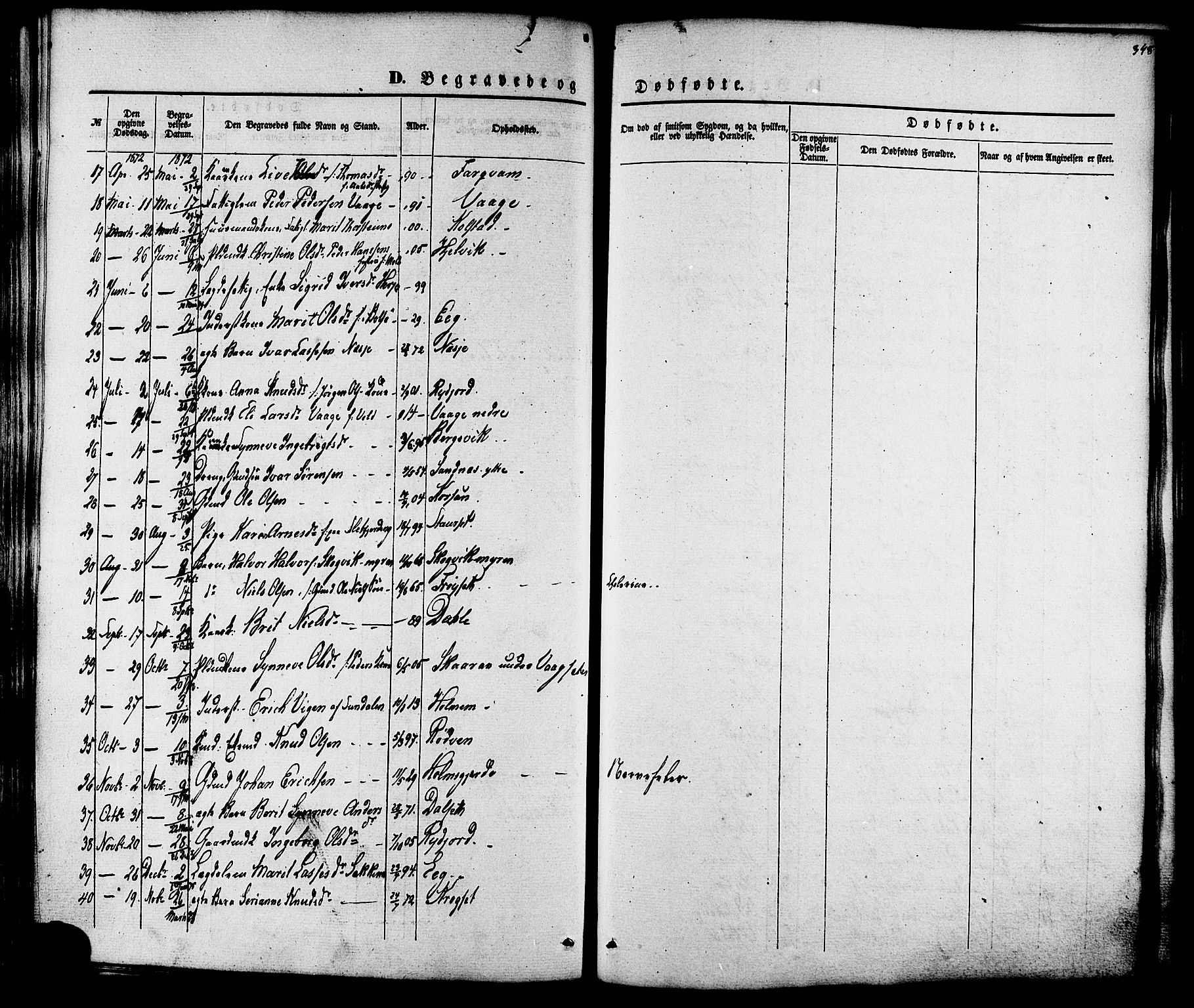 Ministerialprotokoller, klokkerbøker og fødselsregistre - Møre og Romsdal, AV/SAT-A-1454/547/L0603: Parish register (official) no. 547A05, 1846-1877, p. 348