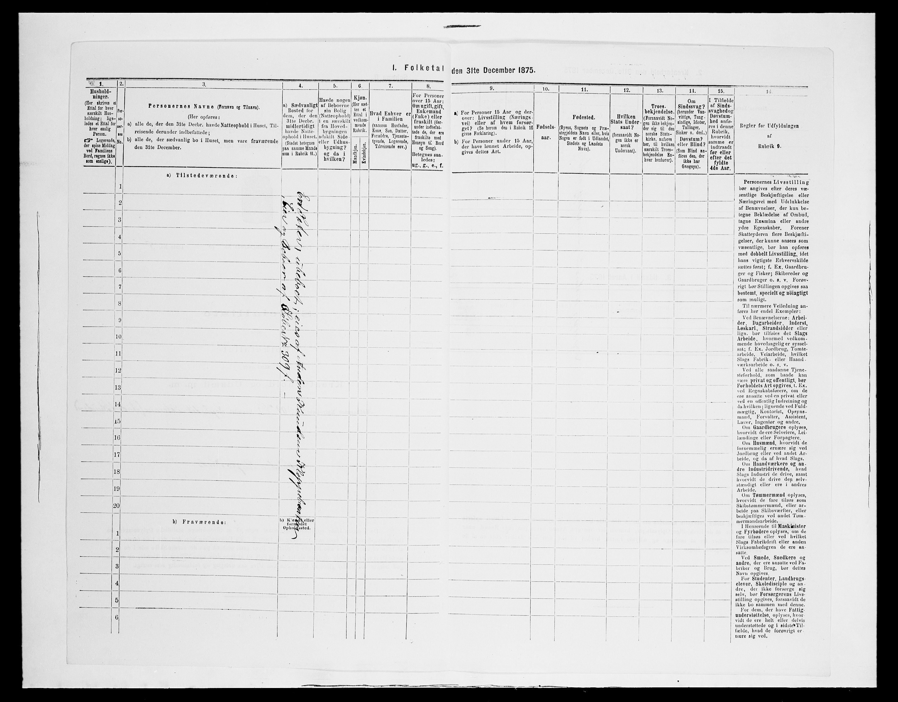 SAH, 1875 census for 0544P Øystre Slidre, 1875, p. 701