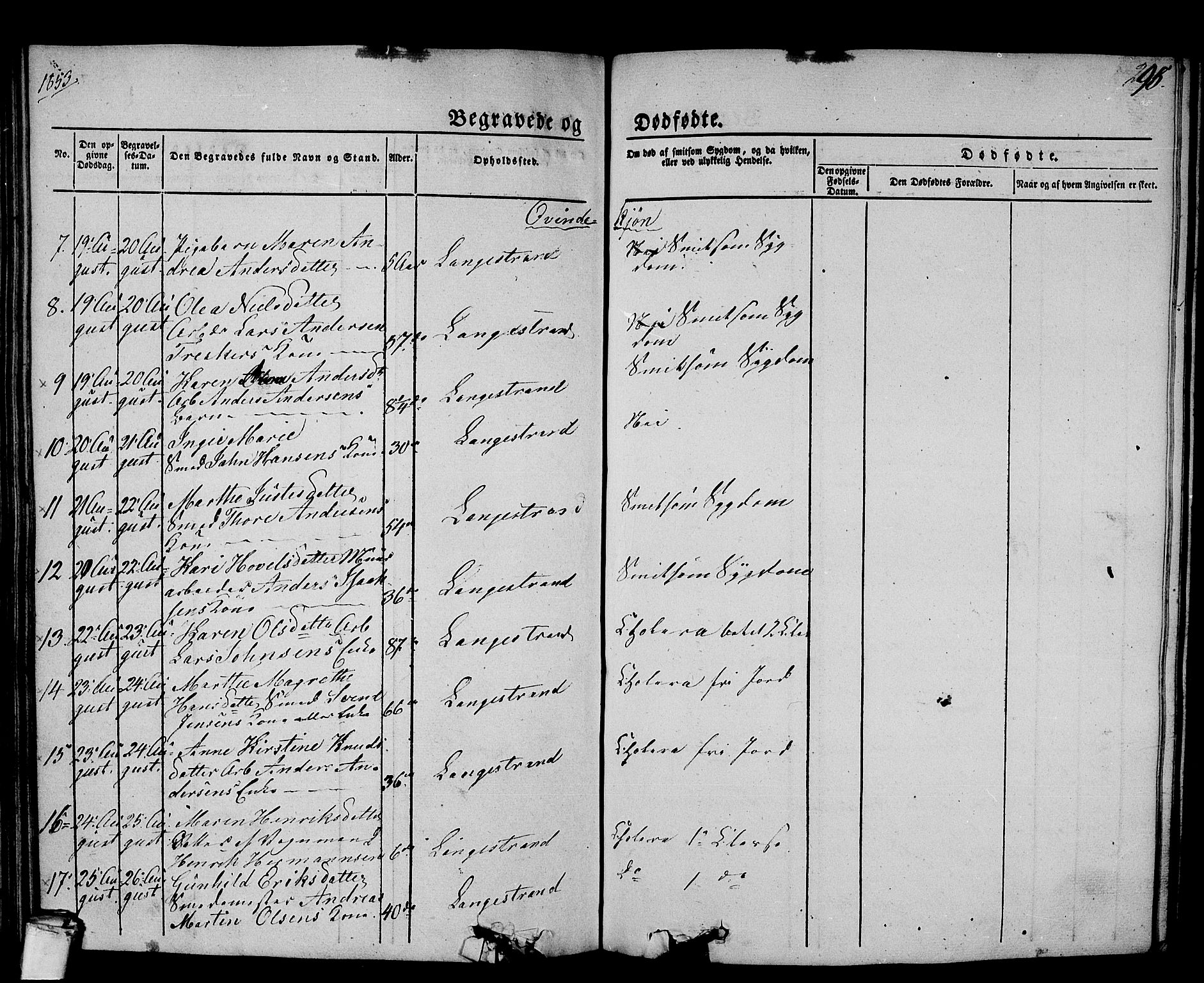 Larvik kirkebøker, AV/SAKO-A-352/G/Gb/L0002: Parish register (copy) no. II 2, 1843-1866, p. 295