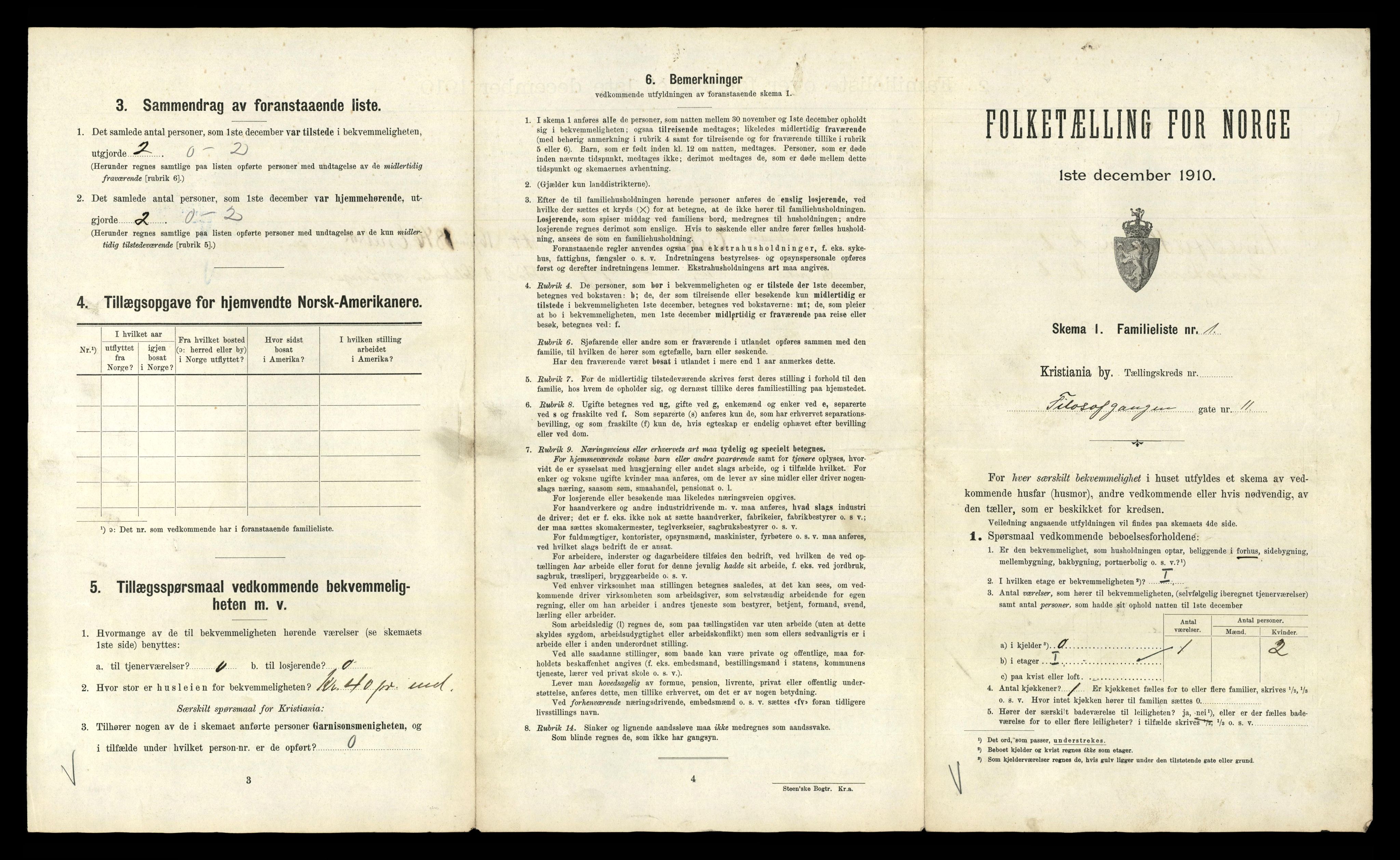 RA, 1910 census for Kristiania, 1910, p. 23819