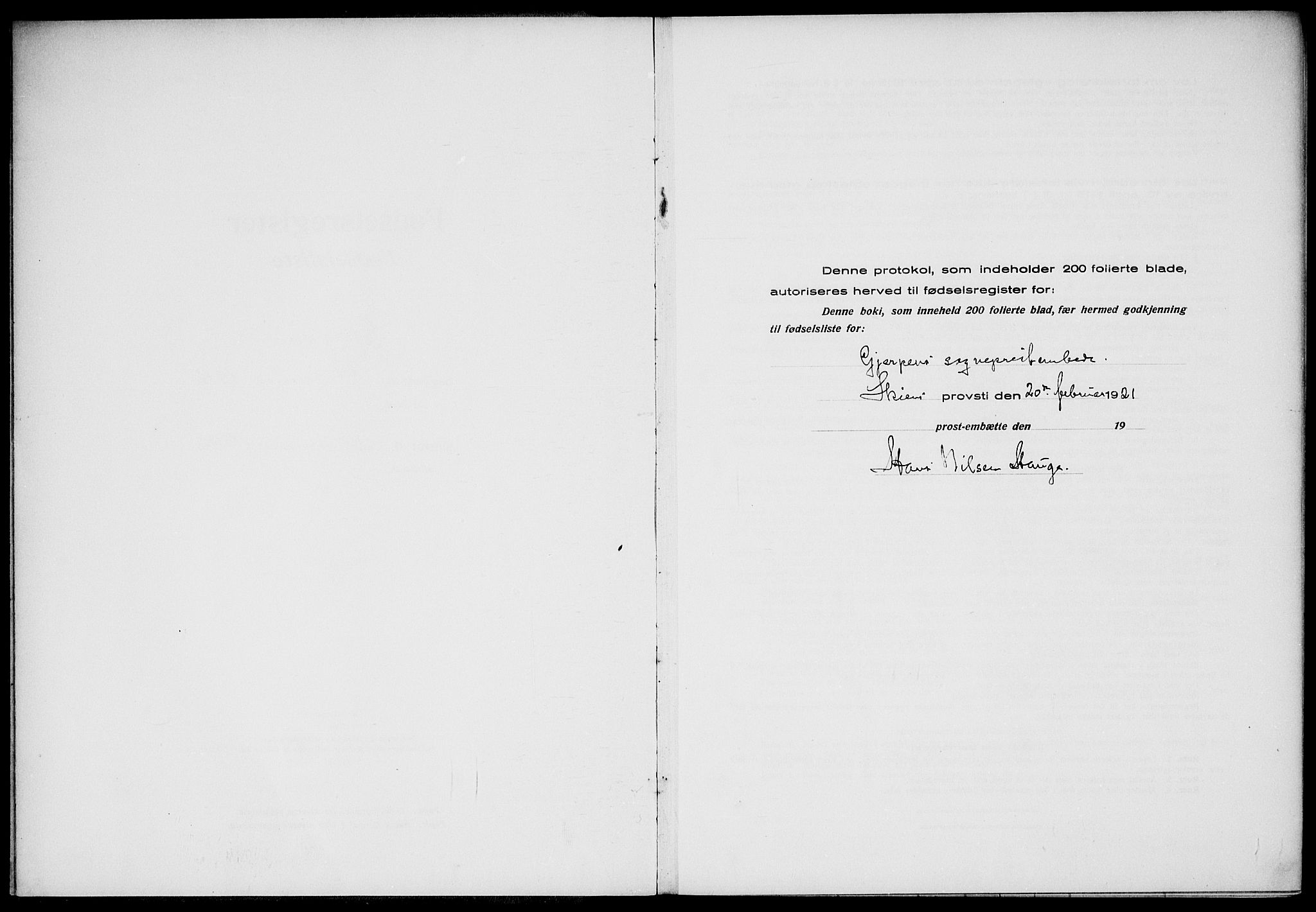 Gjerpen kirkebøker, SAKO/A-265/J/Ja/L0001: Birth register no. 1, 1916-1926