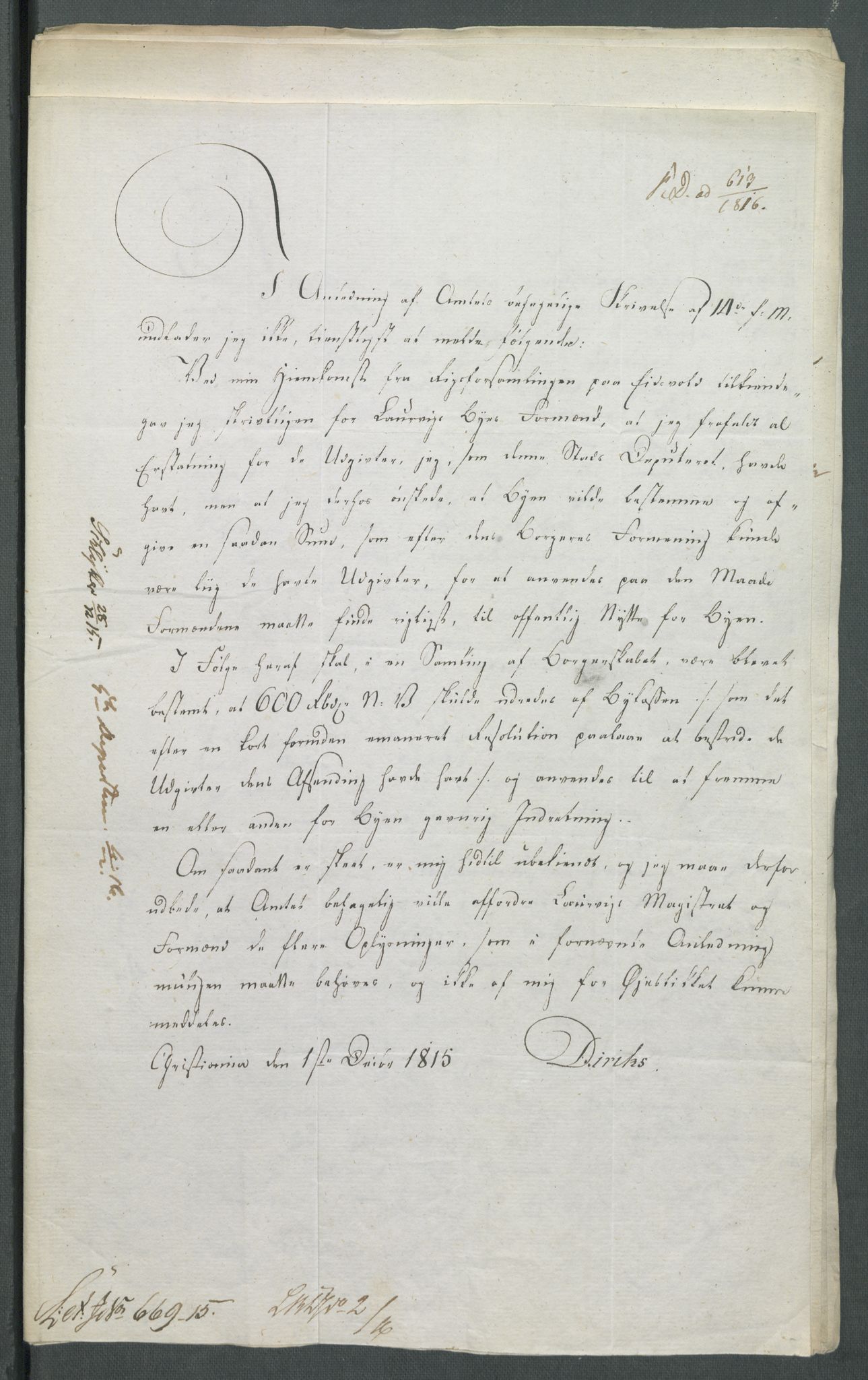 5. departement for finans-, handels- og tollfaget, AV/RA-S-3893/C/Cb/L0014: Regninger fra Riksforsamlingens deputerede, 1814, p. 268