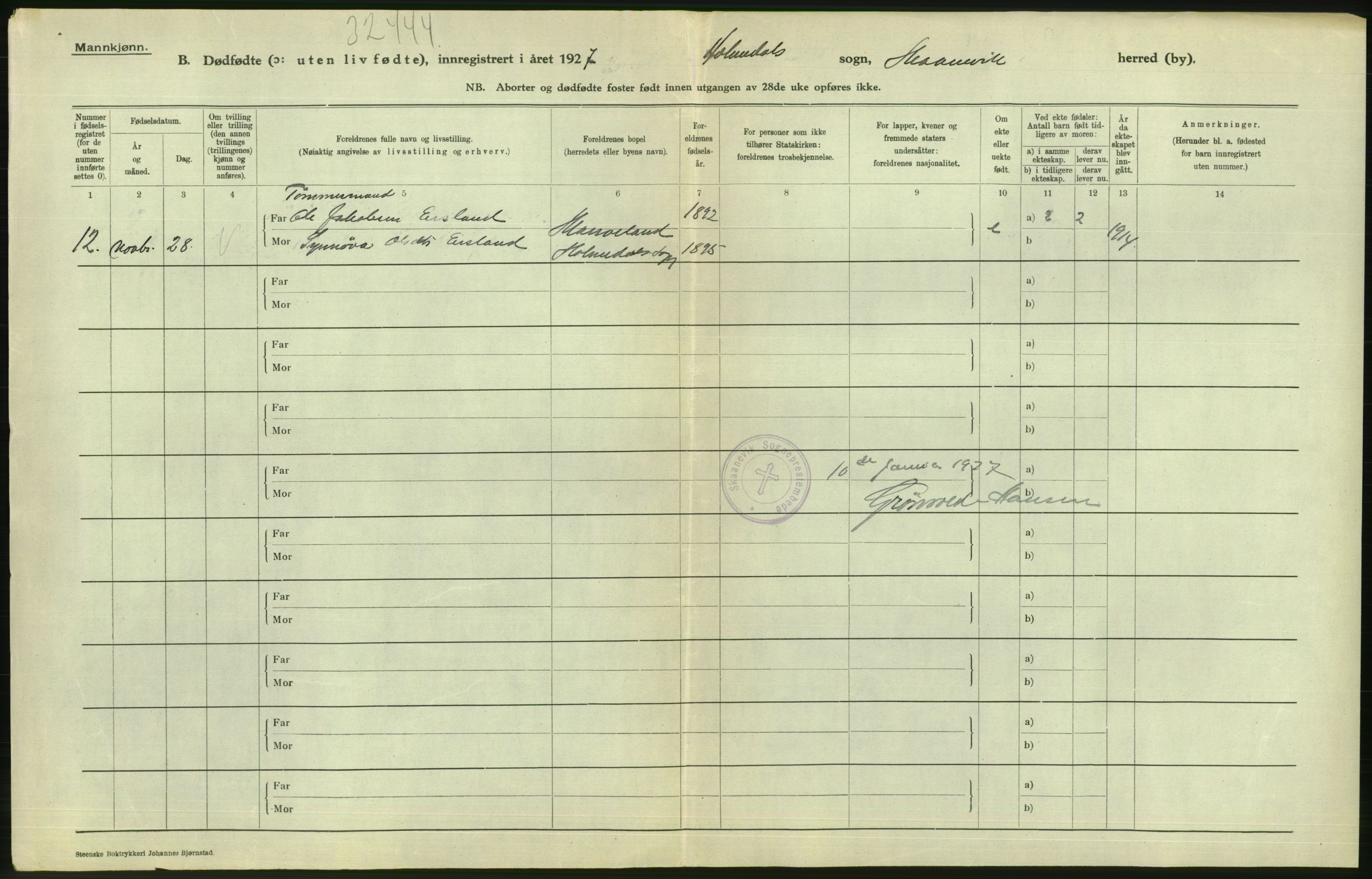 Statistisk sentralbyrå, Sosiodemografiske emner, Befolkning, RA/S-2228/D/Df/Dfc/Dfcf/L0026: Hordaland fylke: Gifte, døde, dødfødte. Bygder., 1926, p. 730