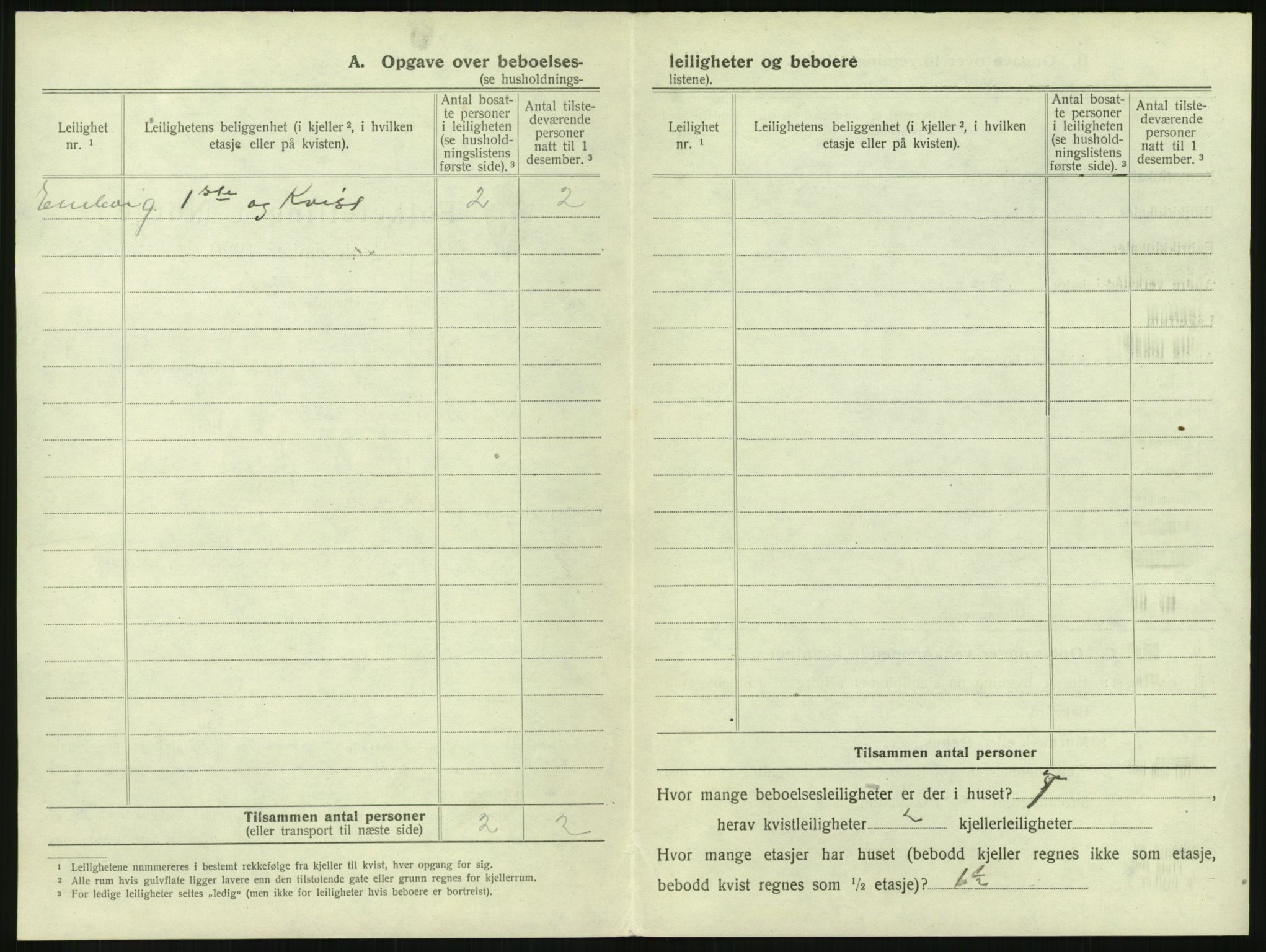 SAH, 1920 census for Lillehammer, 1920, p. 403