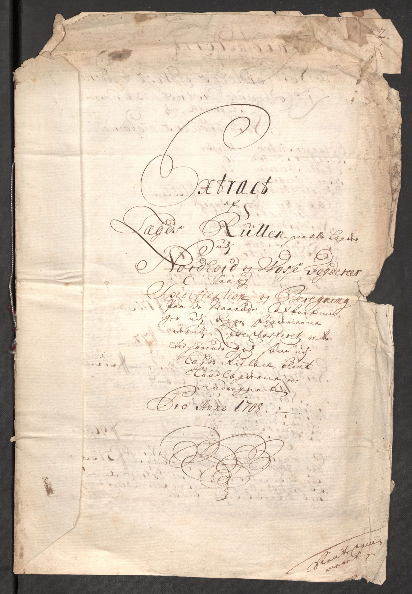 Rentekammeret inntil 1814, Reviderte regnskaper, Fogderegnskap, RA/EA-4092/R51/L3189: Fogderegnskap Nordhordland og Voss, 1708, p. 87