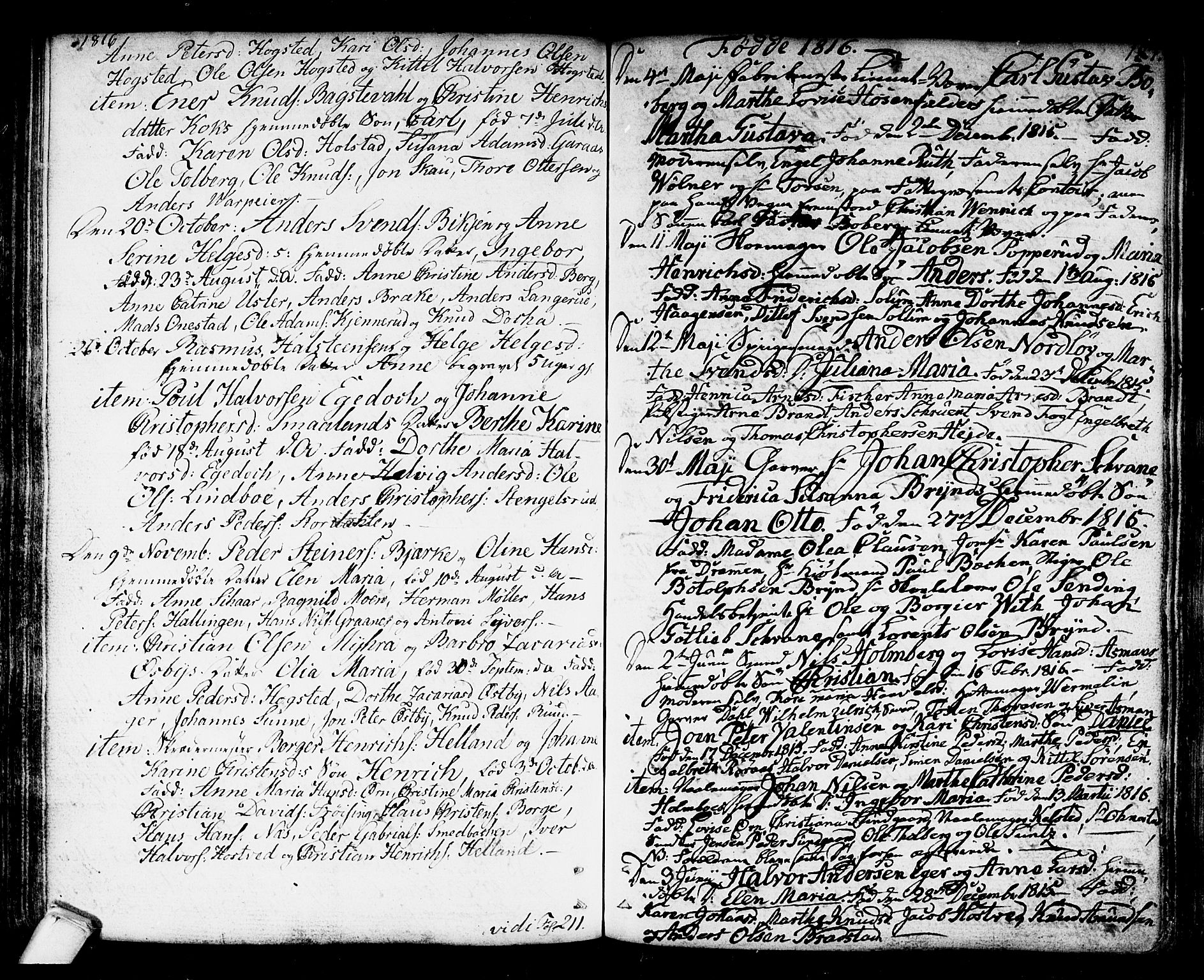 Kongsberg kirkebøker, AV/SAKO-A-22/F/Fa/L0007: Parish register (official) no. I 7, 1795-1816, p. 187