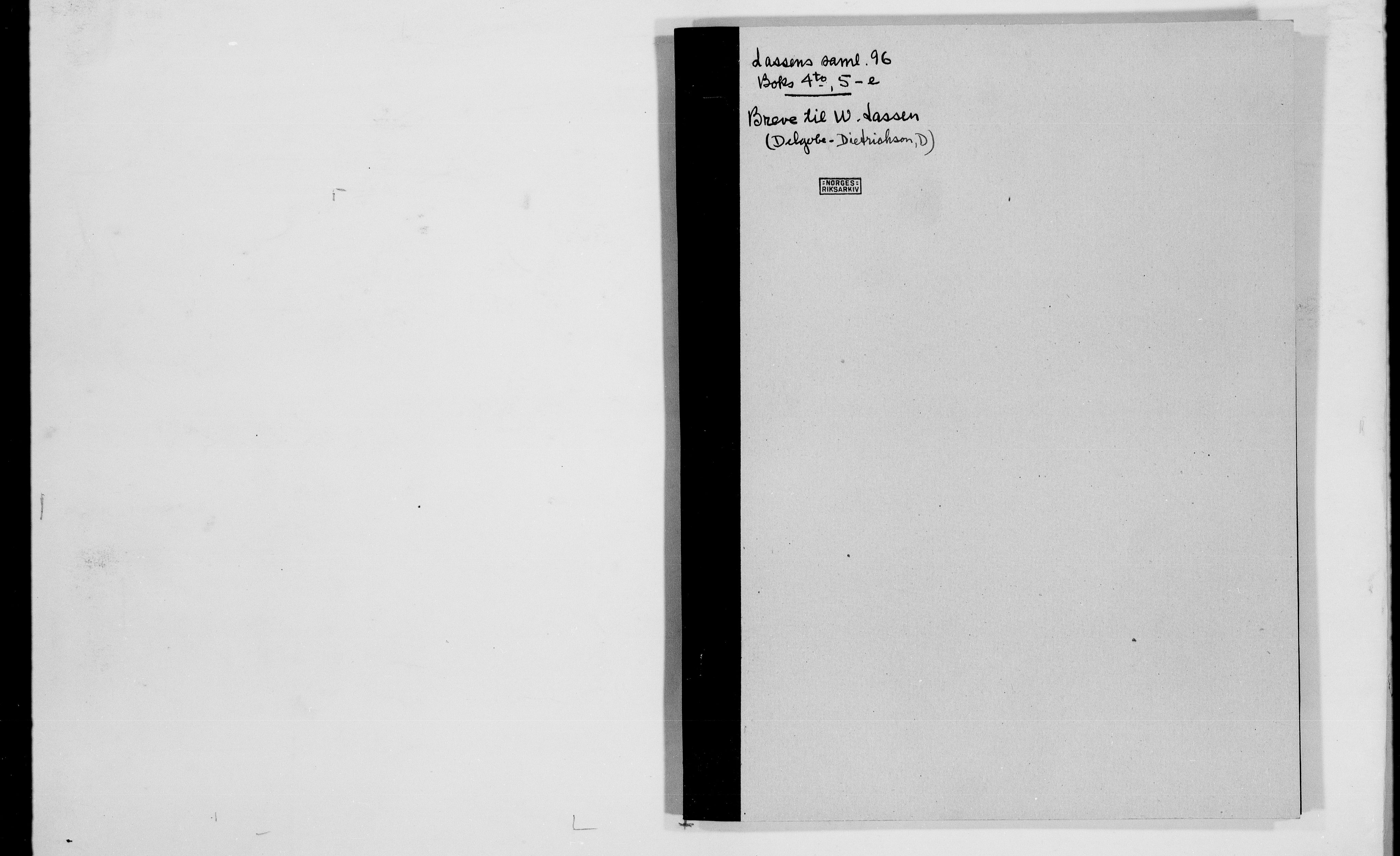 Lassens samlinger, AV/RA-PA-0051/G/L0096: Alfabetisk ordnede brev til Wilhelm Lassen: Castberg - Erlandsen, 1815-1907, p. 108