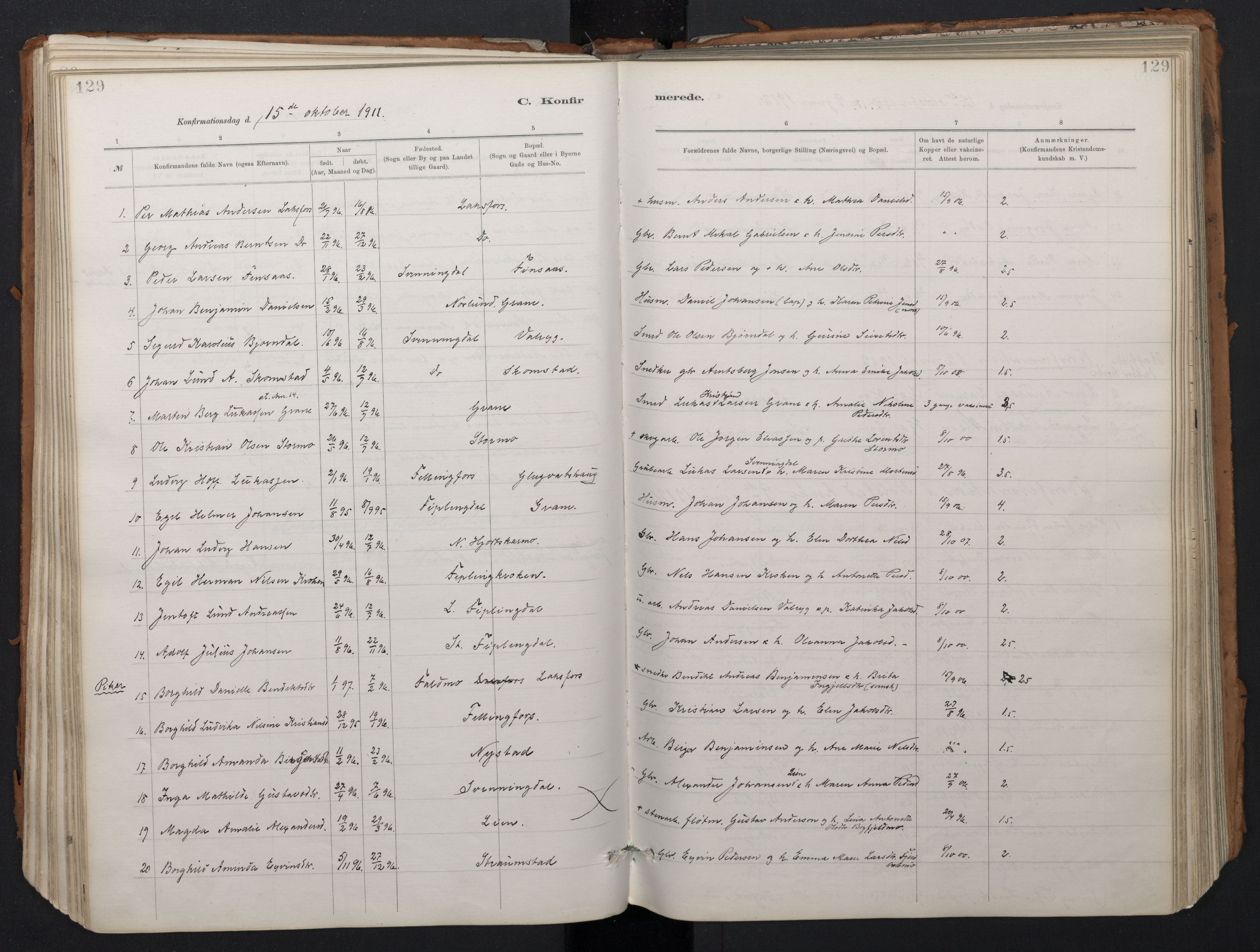 Ministerialprotokoller, klokkerbøker og fødselsregistre - Nordland, SAT/A-1459/824/L0338: Parish register (official) no. 824A01, 1880-1915, p. 129