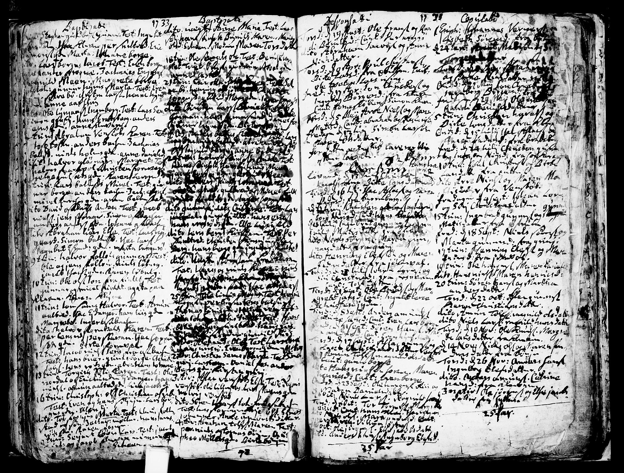 Gjerpen kirkebøker, AV/SAKO-A-265/F/Fa/L0001: Parish register (official) no. I 1, 1681-1746