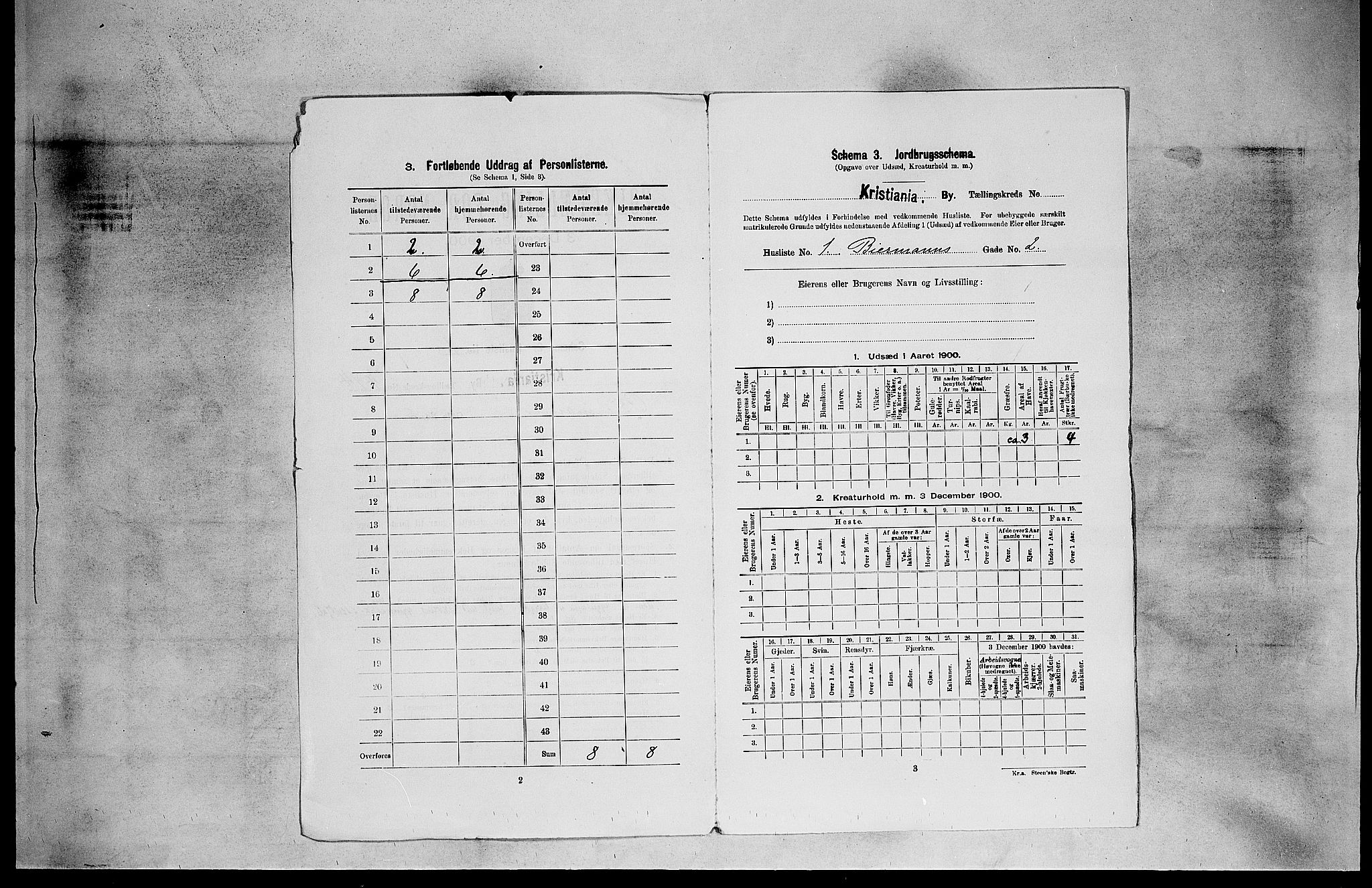 SAO, 1900 census for Kristiania, 1900, p. 4472