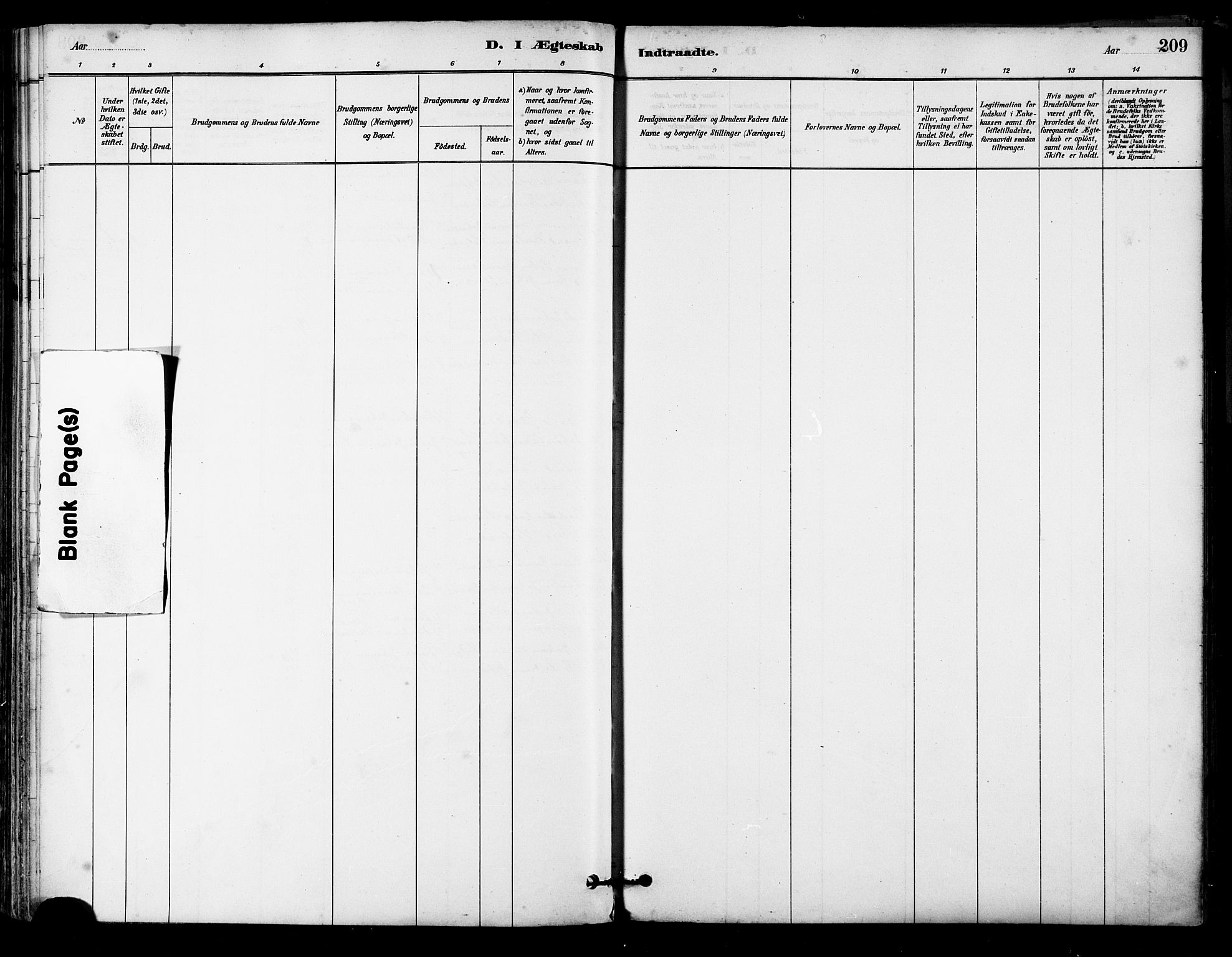 Ministerialprotokoller, klokkerbøker og fødselsregistre - Nordland, AV/SAT-A-1459/805/L0099: Parish register (official) no. 805A06, 1880-1891, p. 209