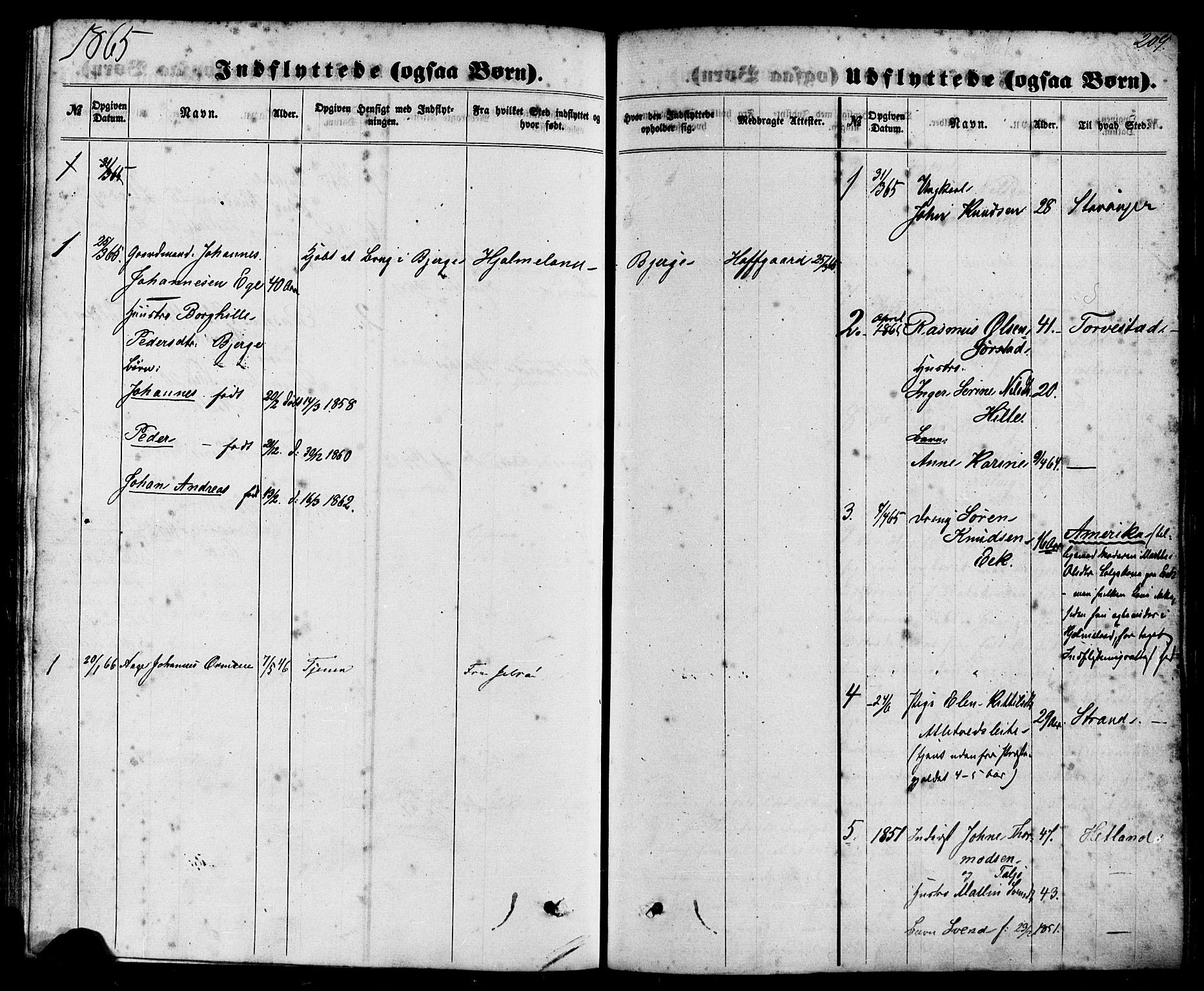 Nedstrand sokneprestkontor, AV/SAST-A-101841/01/IV: Parish register (official) no. A 10, 1861-1887, p. 209