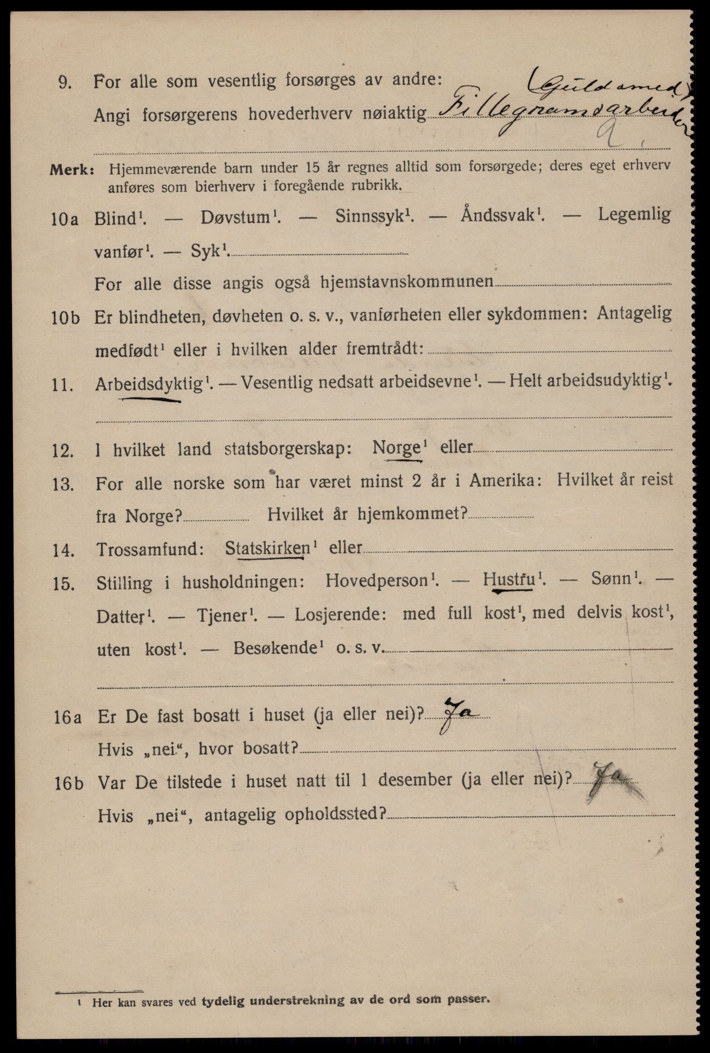 SAST, 1920 census for Stavanger, 1920, p. 90769