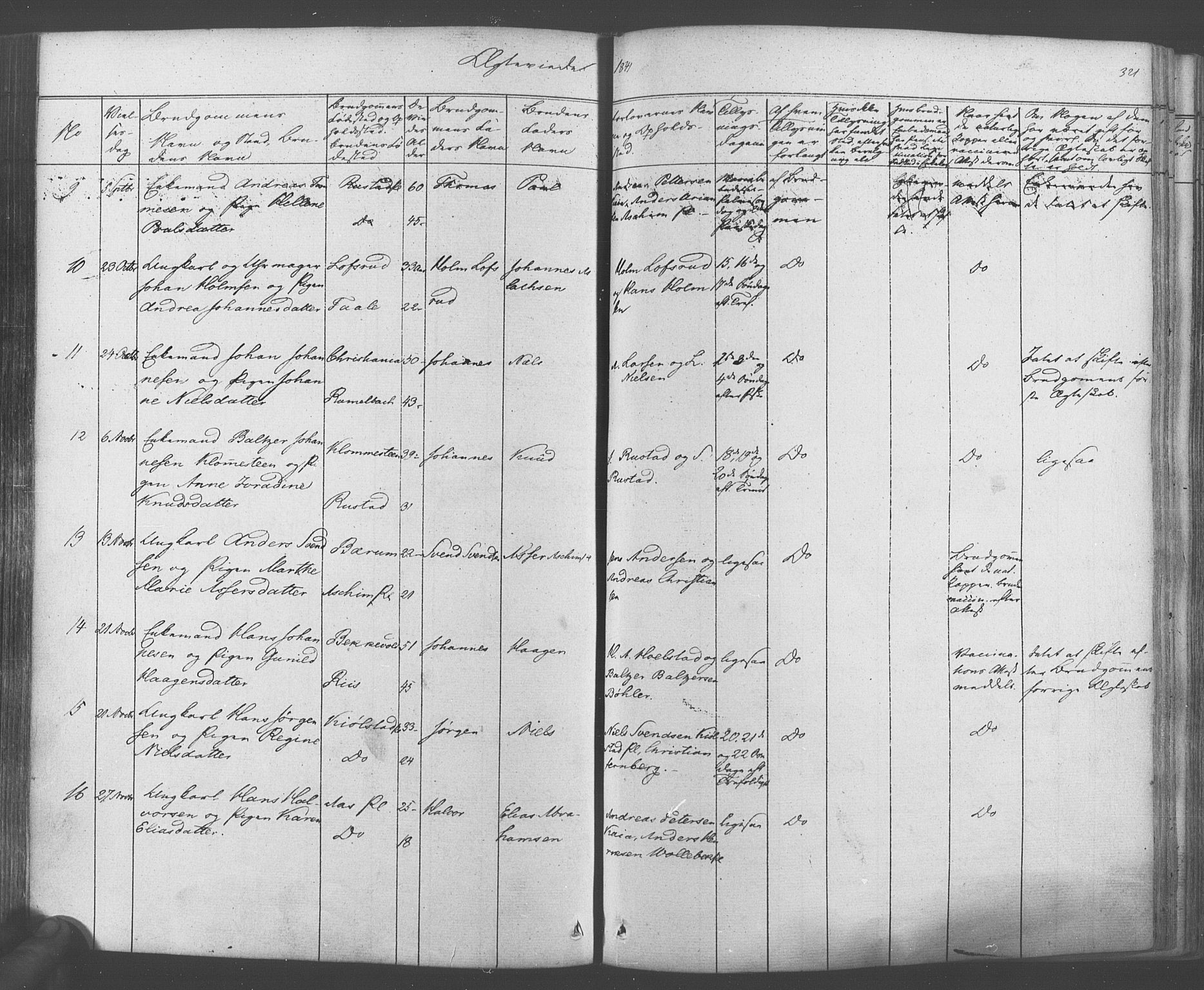 Ås prestekontor Kirkebøker, SAO/A-10894/F/Fa/L0006: Parish register (official) no. I 6, 1841-1853, p. 320-321