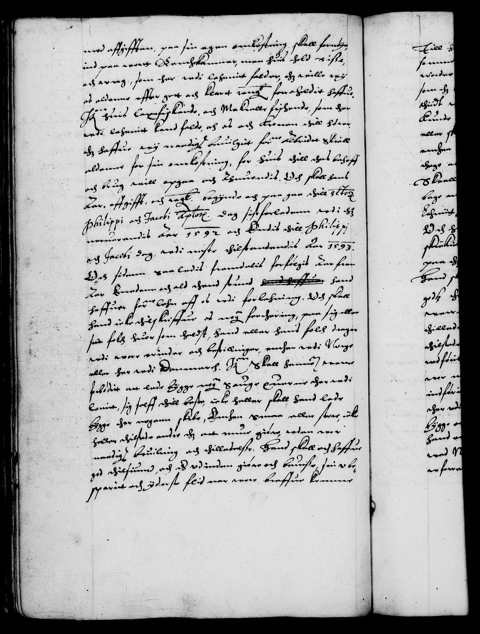 Danske Kanselli 1572-1799, RA/EA-3023/F/Fc/Fca/Fcaa/L0002: Norske registre (mikrofilm), 1588-1596, p. 160b
