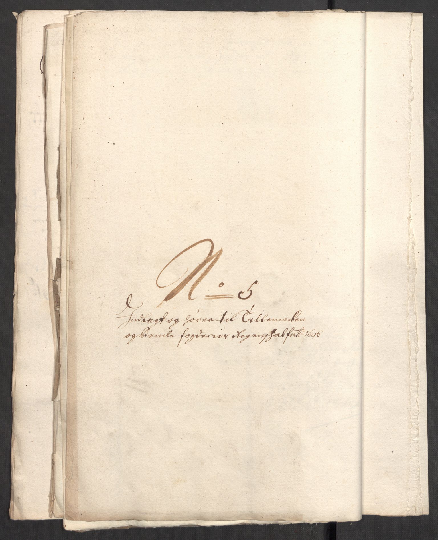 Rentekammeret inntil 1814, Reviderte regnskaper, Fogderegnskap, RA/EA-4092/R36/L2095: Fogderegnskap Øvre og Nedre Telemark og Bamble, 1696, p. 30