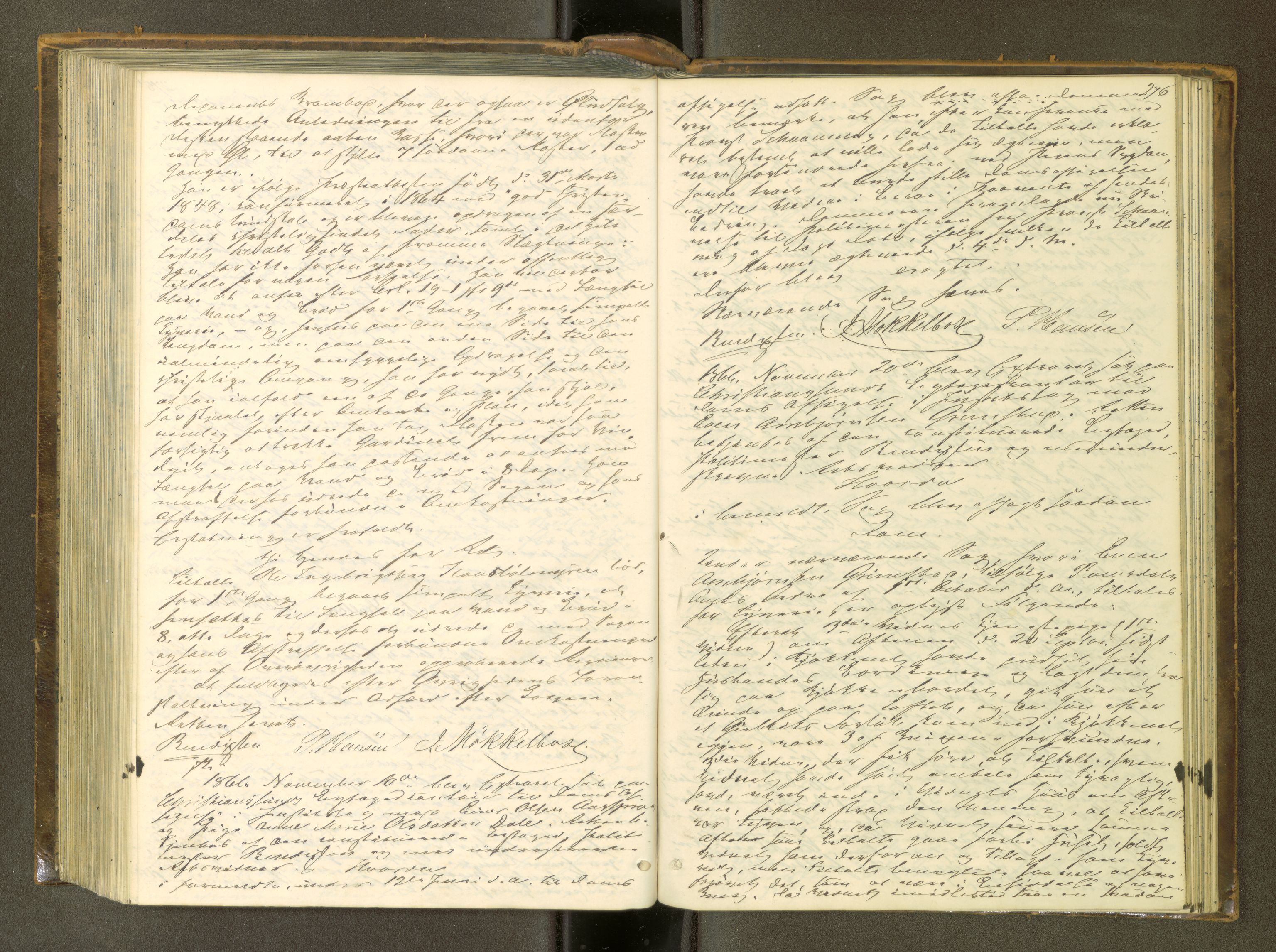Kristiansund byfogd, AV/SAT-A-4587/A/04/L0003: Domprotokoll. Aut. 08.10.1861, 1861-1868, p. 275b-276a