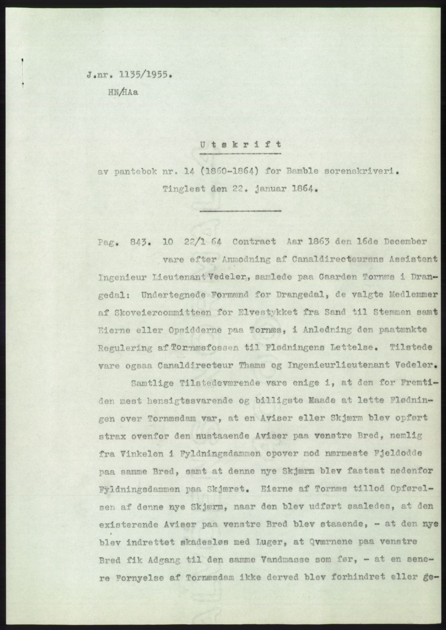 Statsarkivet i Kongsberg, SAKO/A-0001, 1955, p. 405