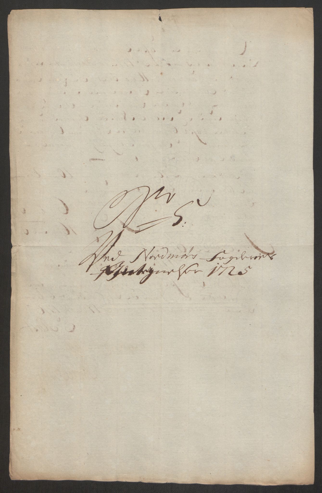 Rentekammeret inntil 1814, Reviderte regnskaper, Fogderegnskap, RA/EA-4092/R56/L3758: Fogderegnskap Nordmøre, 1725, p. 341