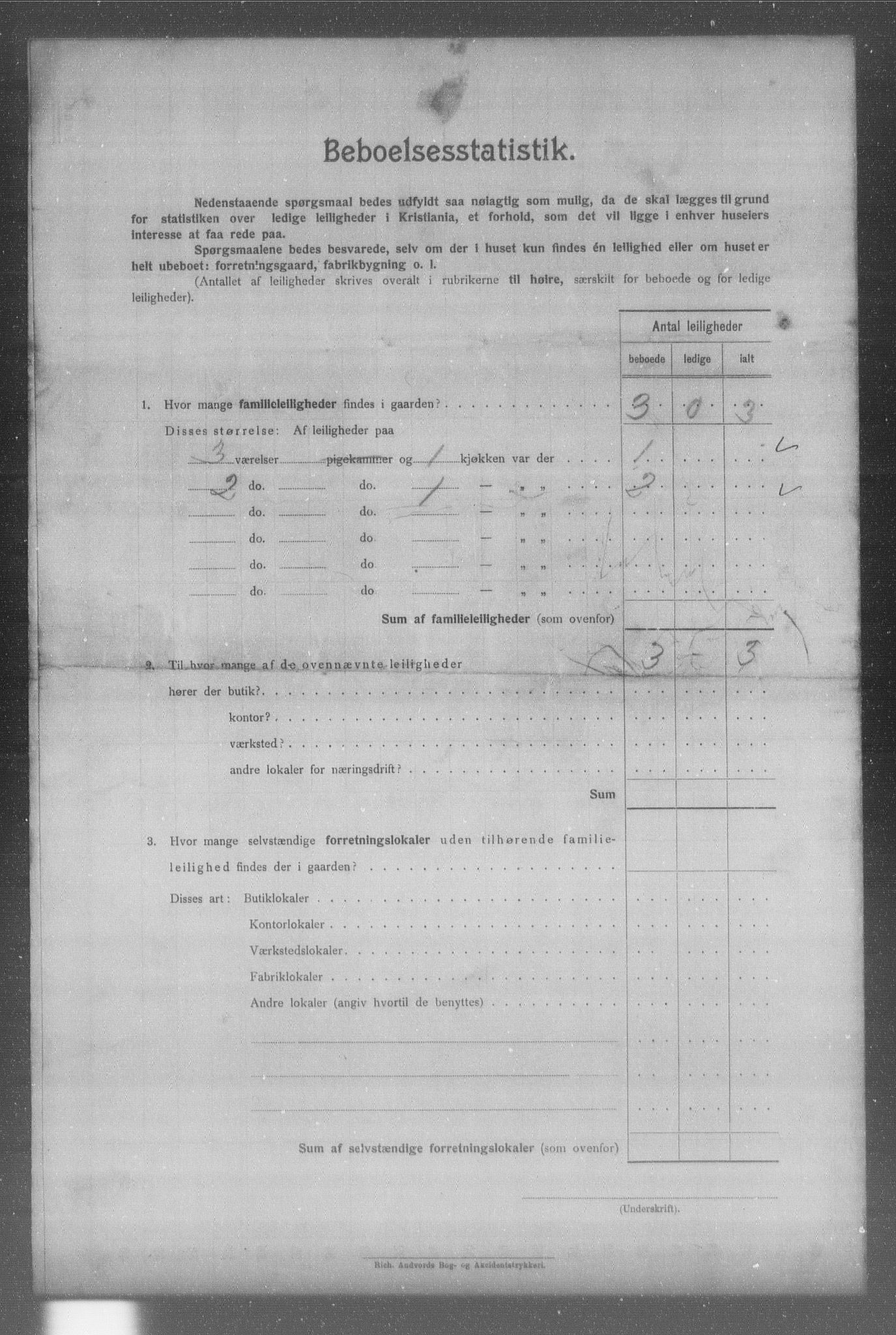 OBA, Municipal Census 1904 for Kristiania, 1904, p. 833