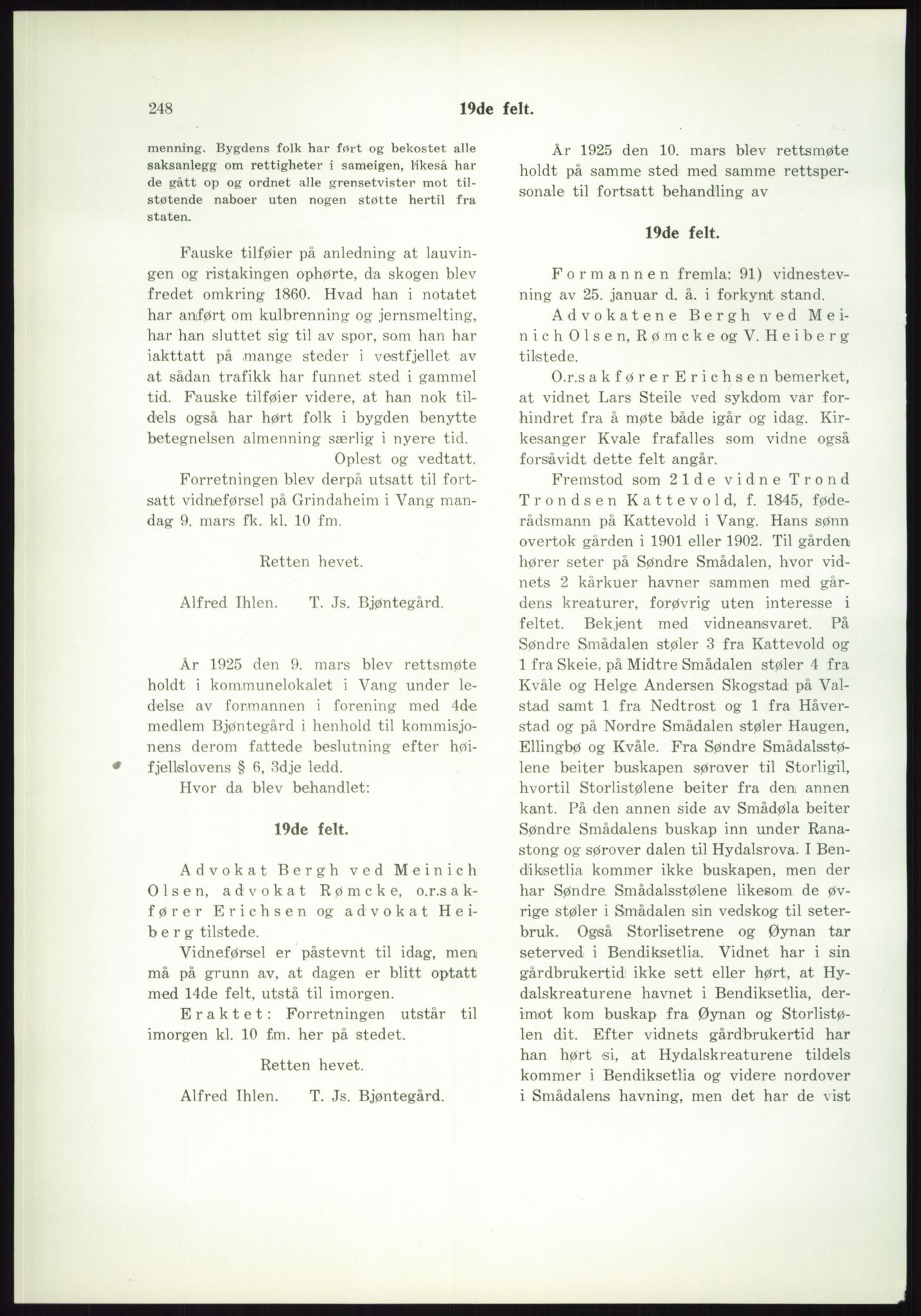 Høyfjellskommisjonen, AV/RA-S-1546/X/Xa/L0001: Nr. 1-33, 1909-1953, p. 5294