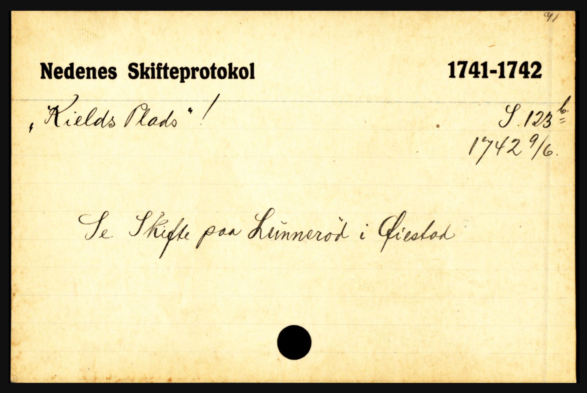 Nedenes sorenskriveri før 1824, SAK/1221-0007/H, p. 14555