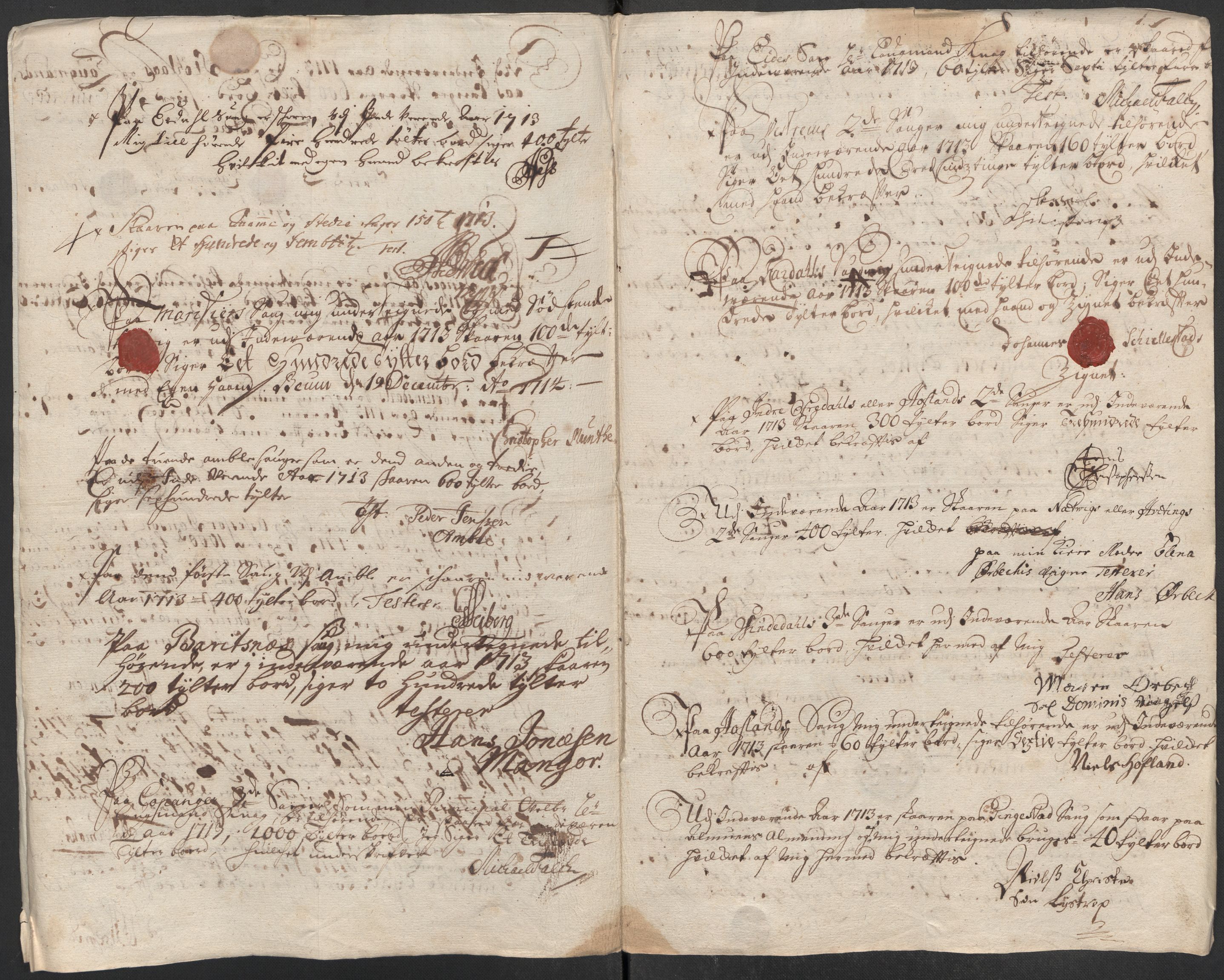 Rentekammeret inntil 1814, Reviderte regnskaper, Fogderegnskap, RA/EA-4092/R52/L3319: Fogderegnskap Sogn, 1713-1714, p. 164