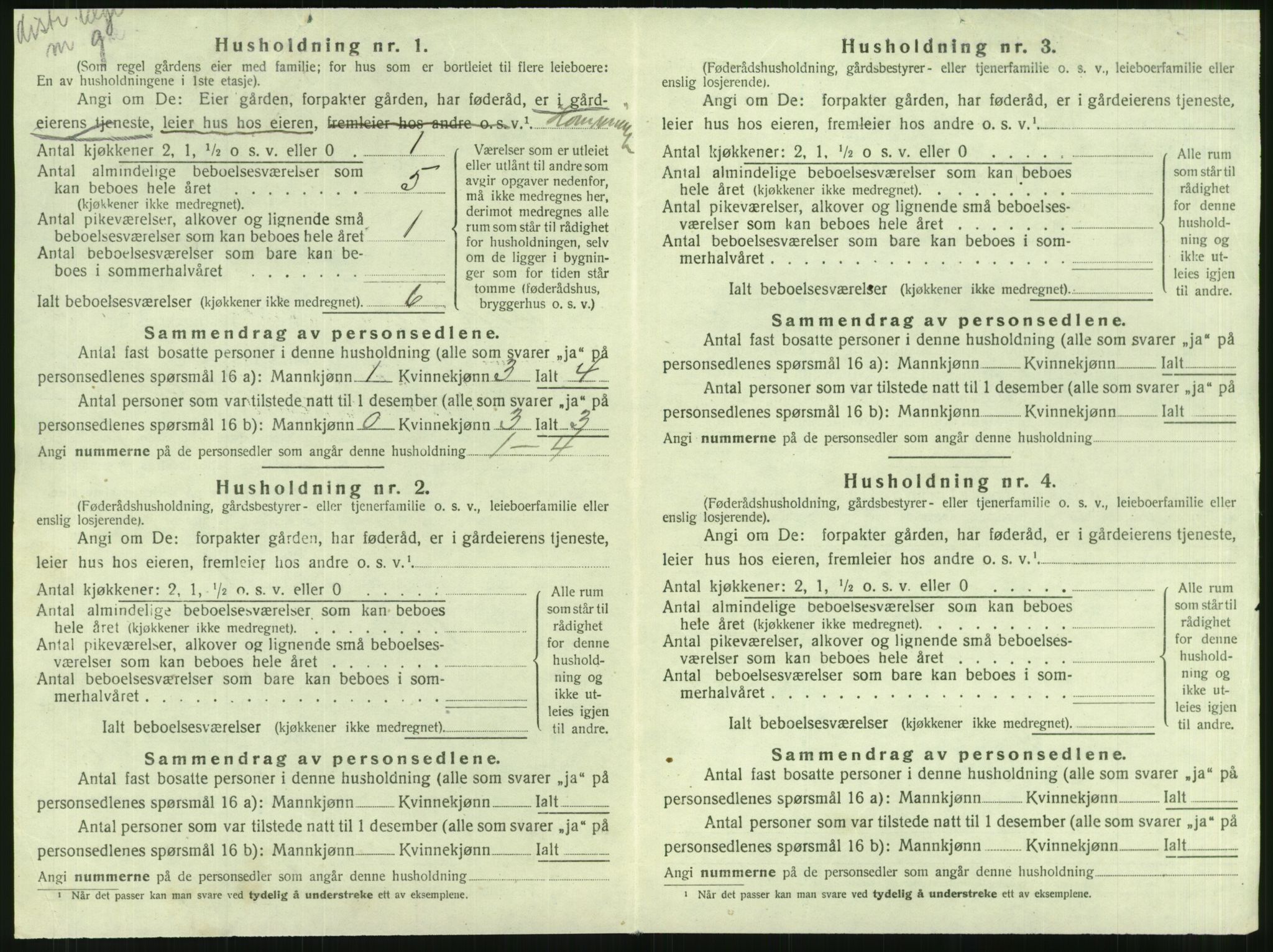 SAT, 1920 census for Otterøy, 1920, p. 614