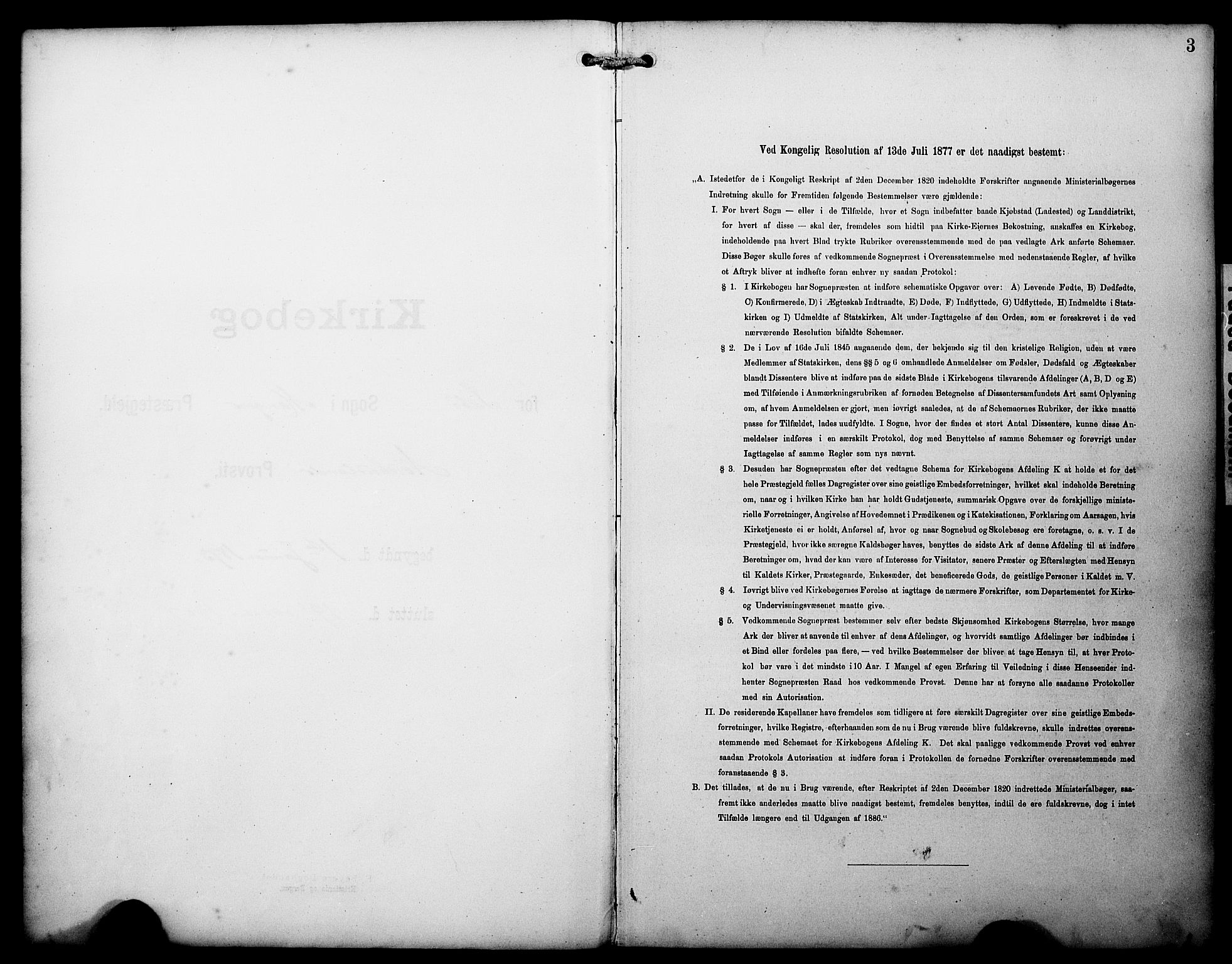 Manger sokneprestembete, AV/SAB-A-76801/H/Haa: Parish register (official) no. D 2, 1894-1908, p. 3