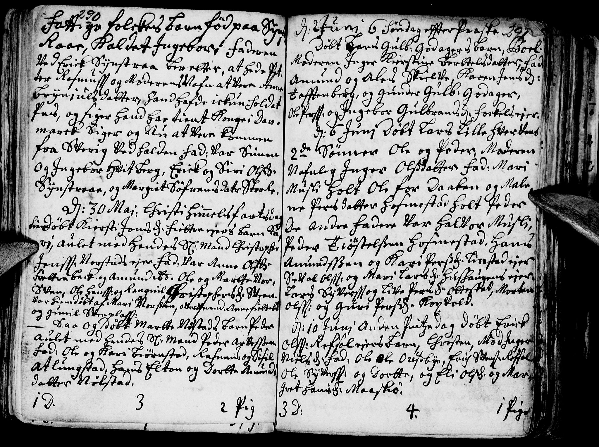 Stange prestekontor, AV/SAH-PREST-002/K/L0002: Parish register (official) no. 2, 1724-1740, p. 290-291