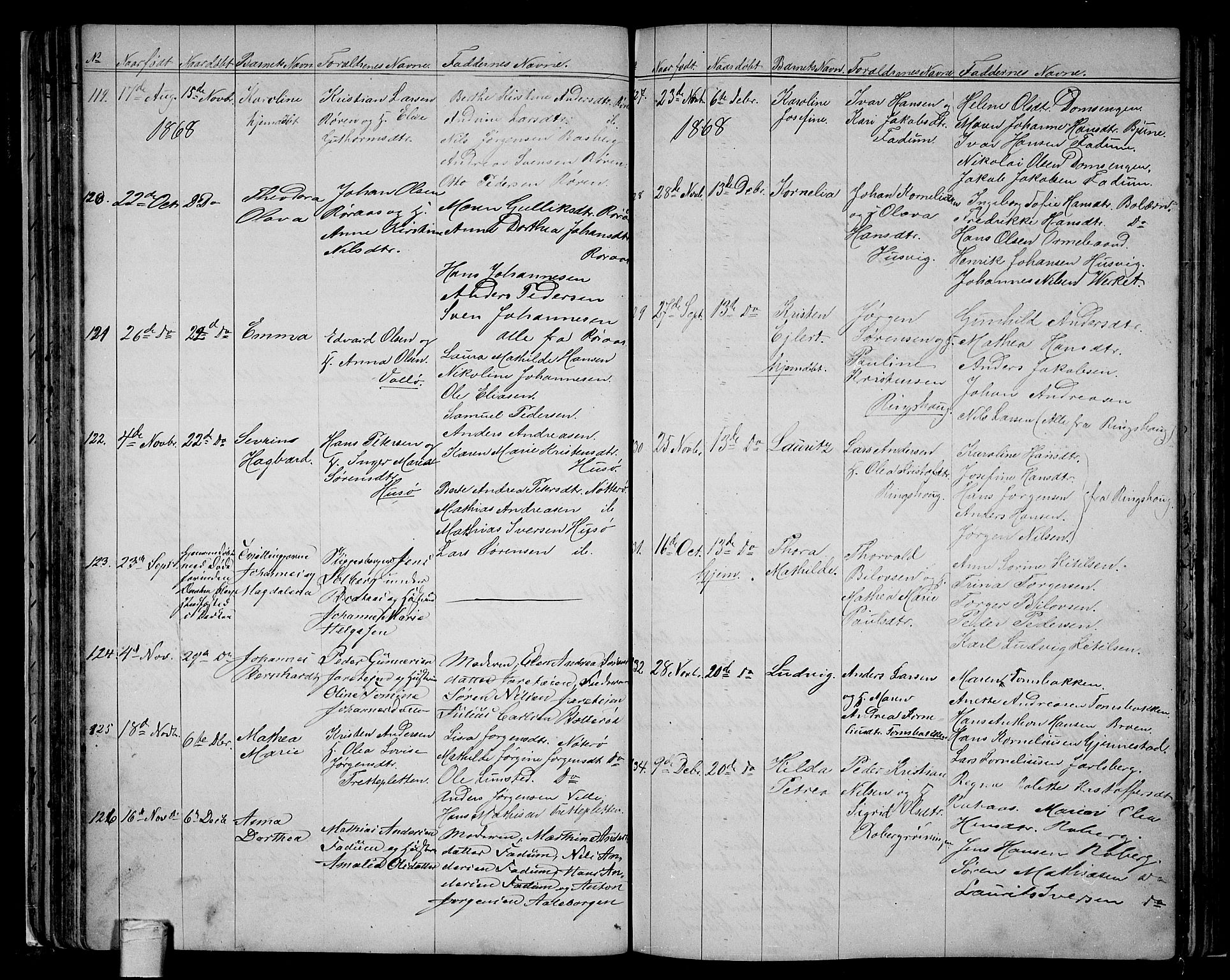 Sem kirkebøker, AV/SAKO-A-5/G/Ga/L0004: Parish register (copy) no. I 4, 1855-1877