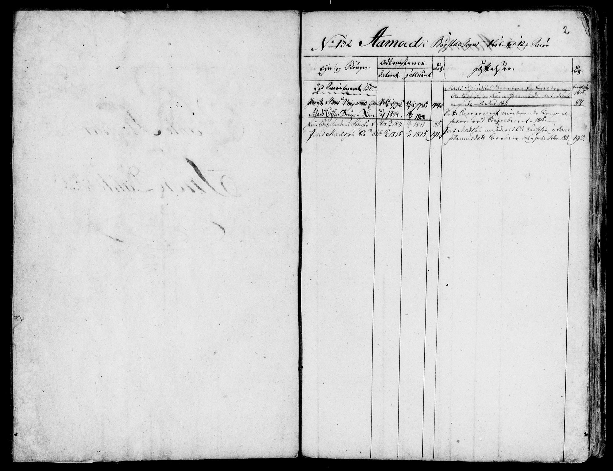 Sunnfjord tingrett, SAB/A-3201/1/G/Ga/Gac/L0001: Mortgage register no. II.A.c.1, 1800-1825, p. 2