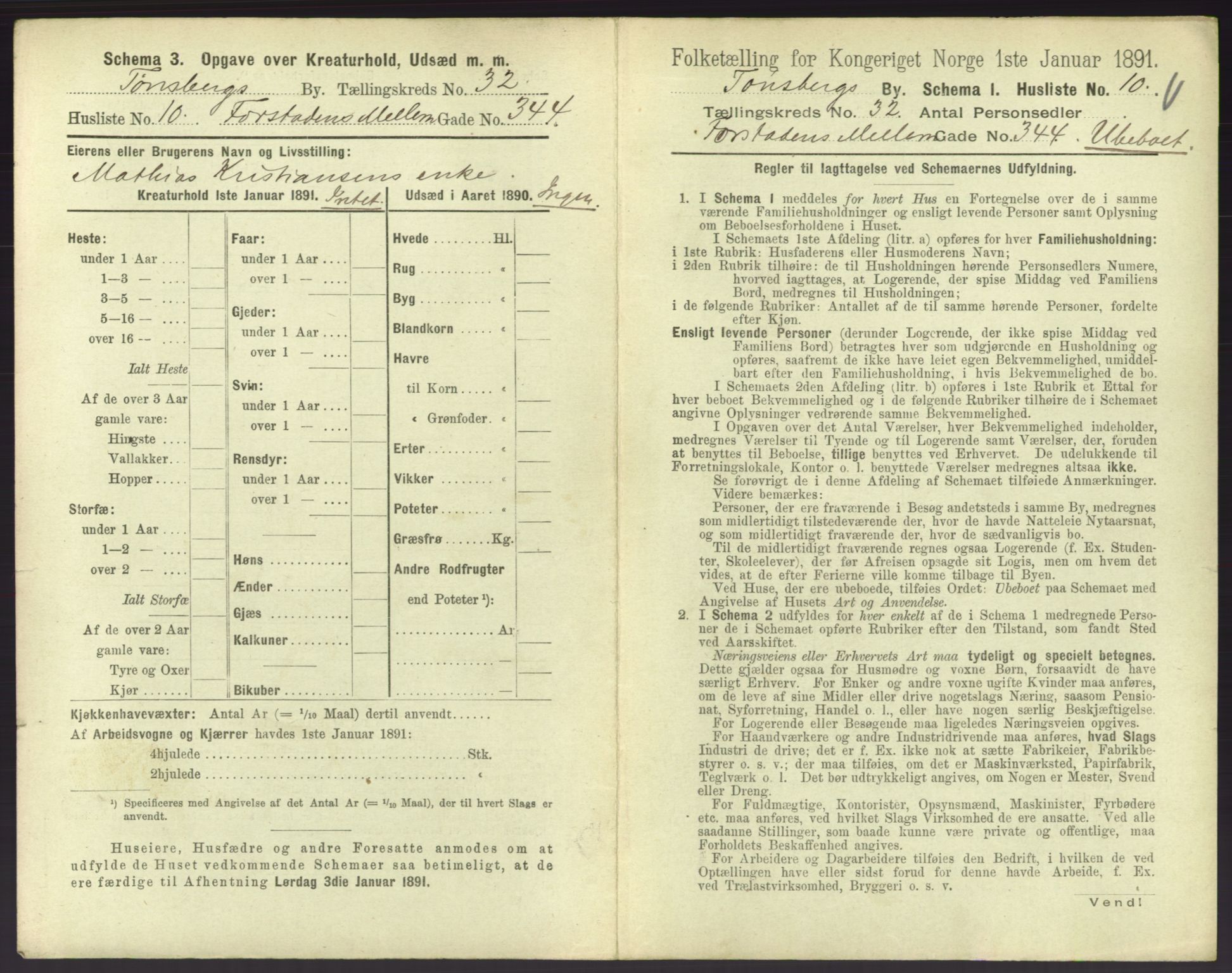 RA, 1891 census for 0705 Tønsberg, 1891, p. 964