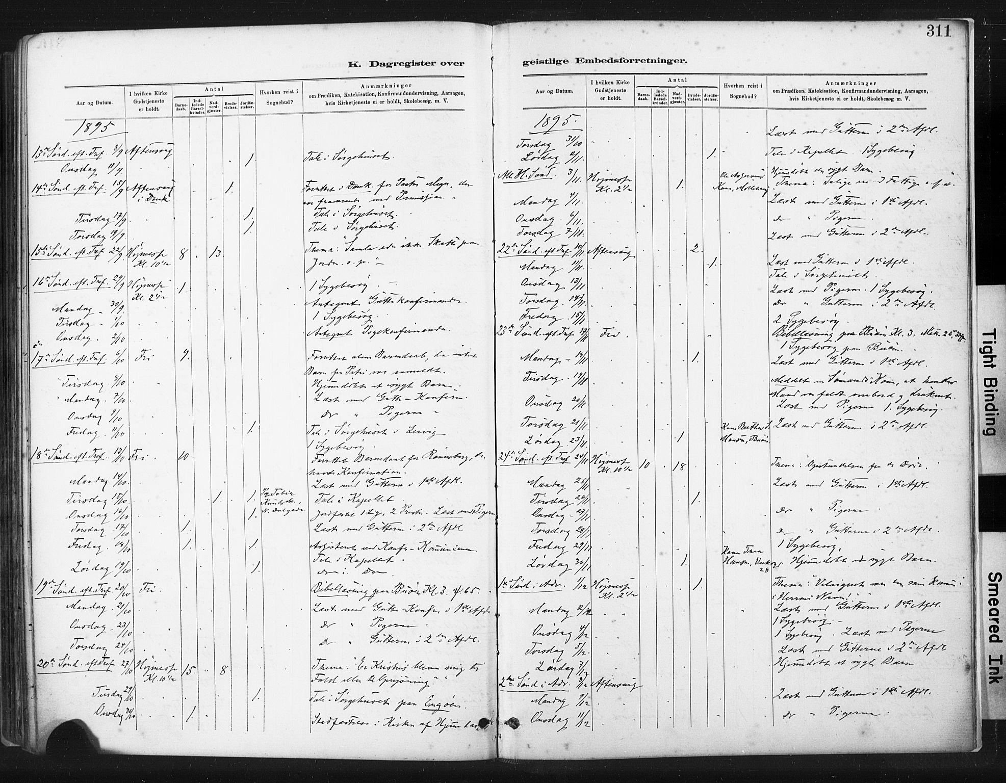 St. Johannes sokneprestkontor, AV/SAST-A-101814/001/30/30BA/L0003: Parish register (official) no. A 3, 1885-1910, p. 311