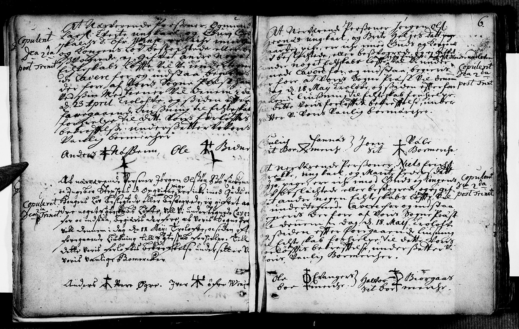 Voss sokneprestembete, AV/SAB-A-79001/H/Haa: Parish register (official) no. A 2, 1709-1730, p. 6